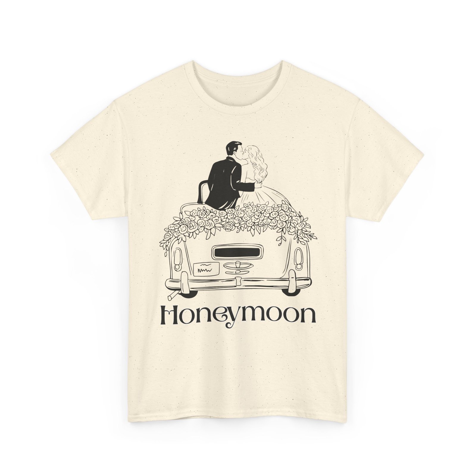 copy of honeymoon tee, romantic couple shirt, newlywed gift, wedding celebration apparel, typography tee, unisex cotton top