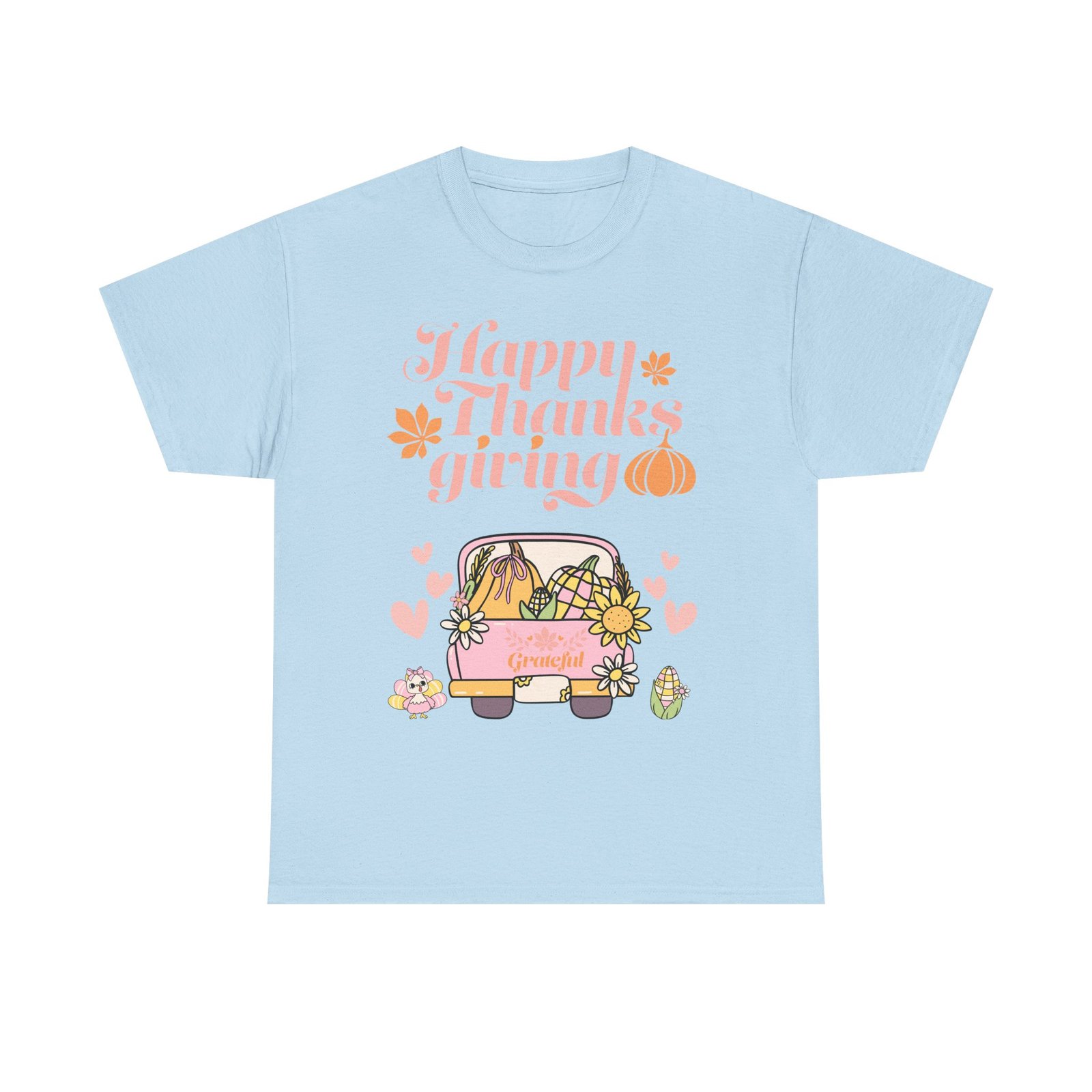 happy thanksgiving unisex tee | cozy autumn shirt for family gatherings, thanksgiving celebration, fall fashion, cute gift idea