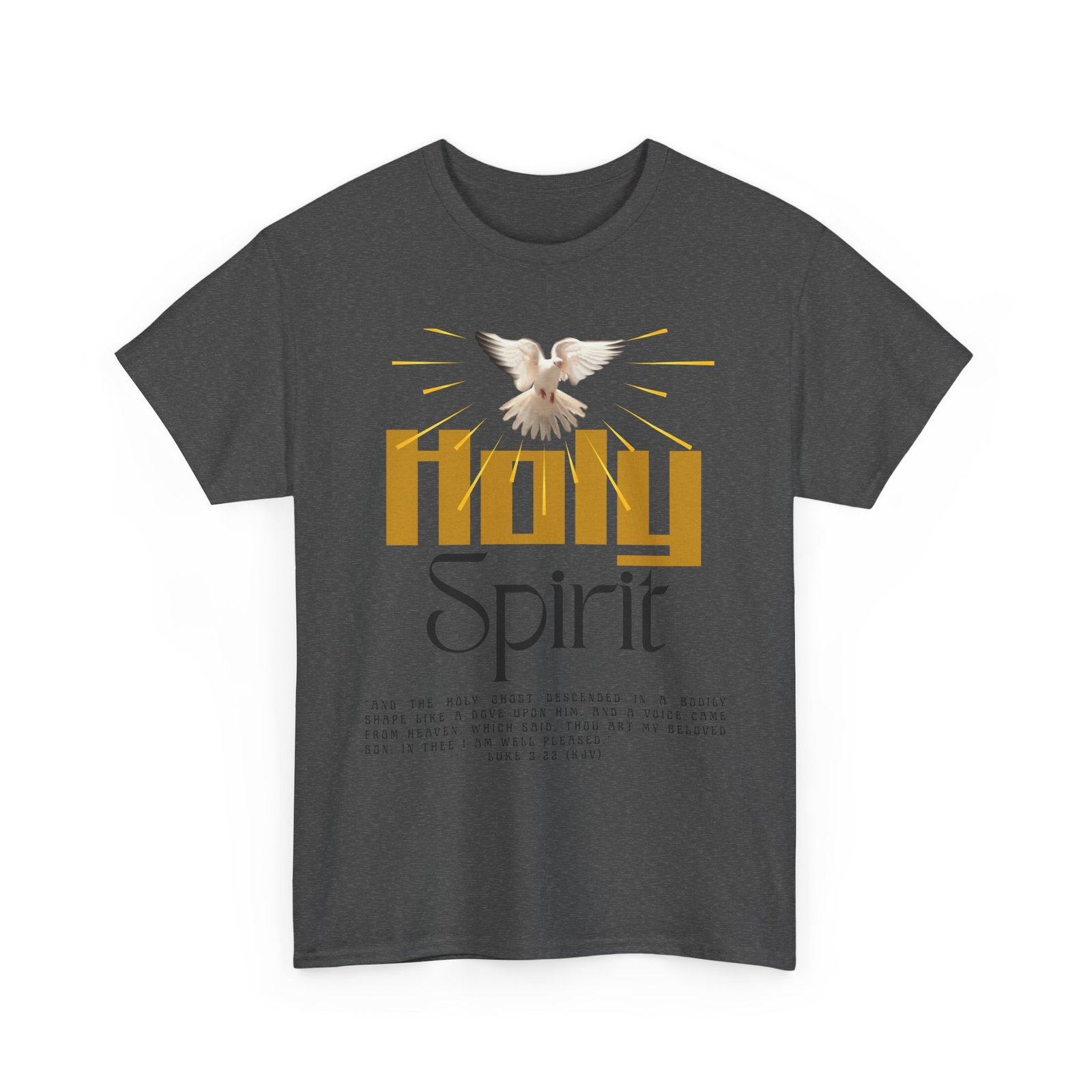 christian t shirts, holy spirit unisex heavy cotton tee, inspirational t shirt for faith celebration, christian gift, spiritual attire, religious apparel