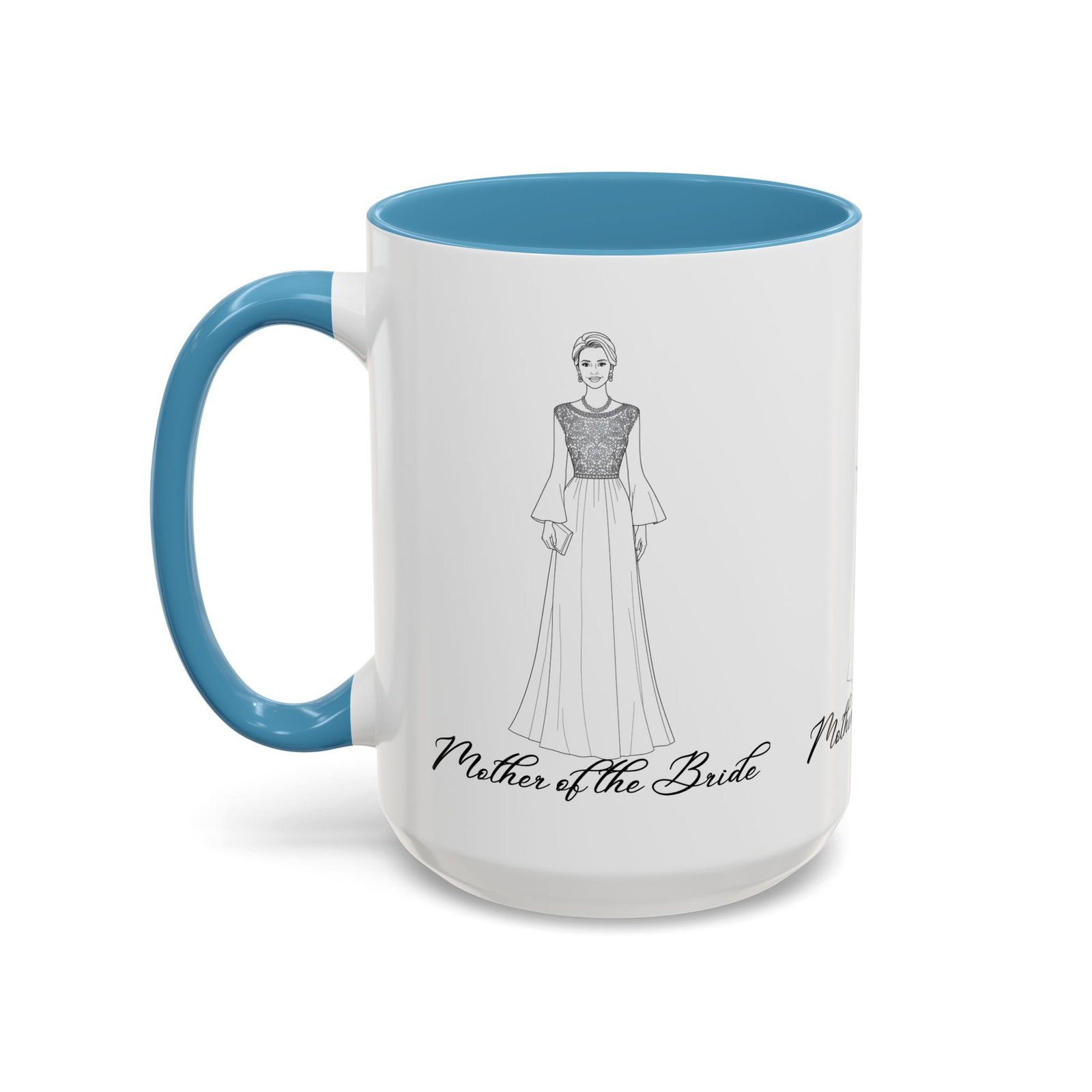 mother of the bride accent coffee mug (11, 15oz)