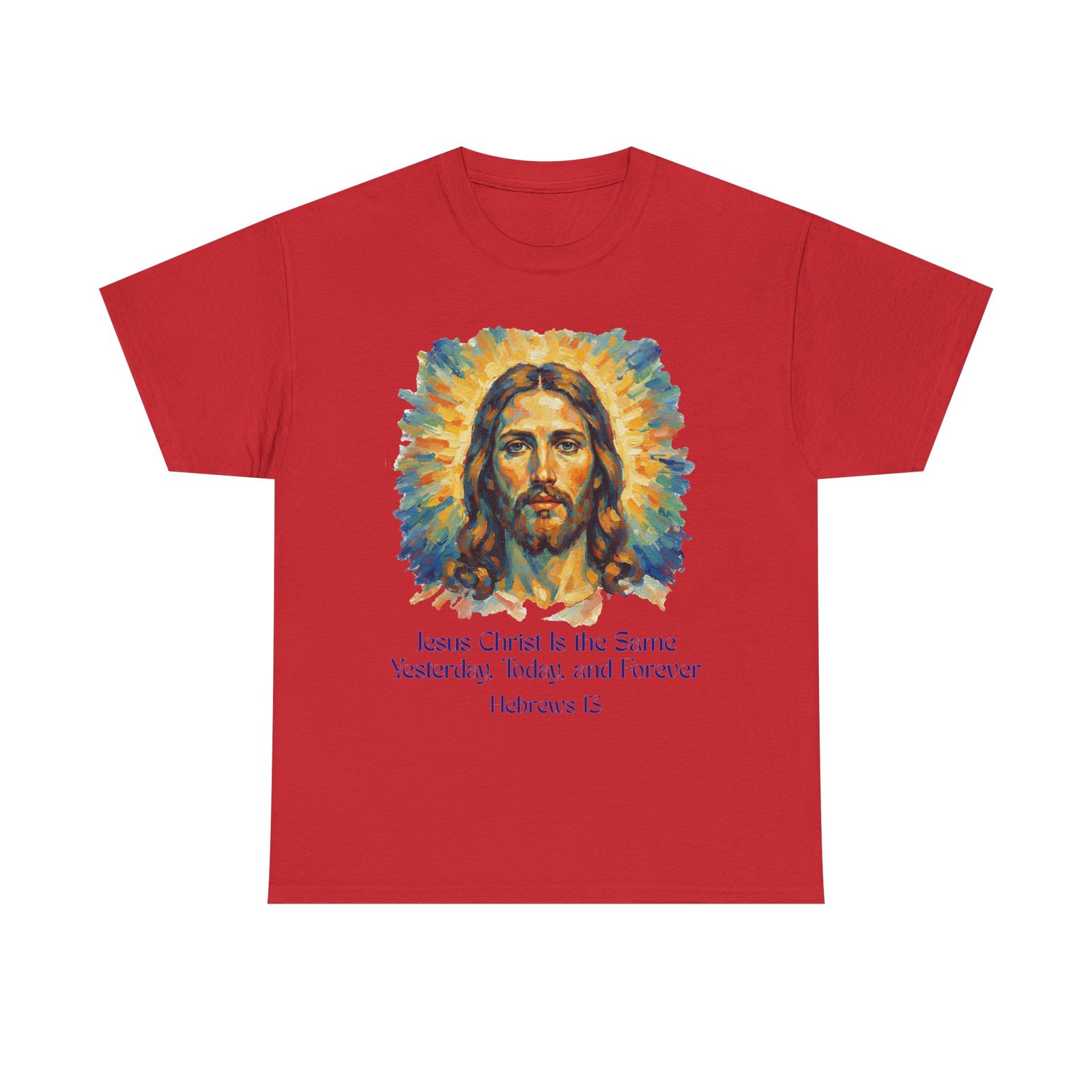 jesus portrait – inspiredby impressionist style religious inspirational tee jesus christ design, faith shirt, christian clothing, birthday gift, everyday wear