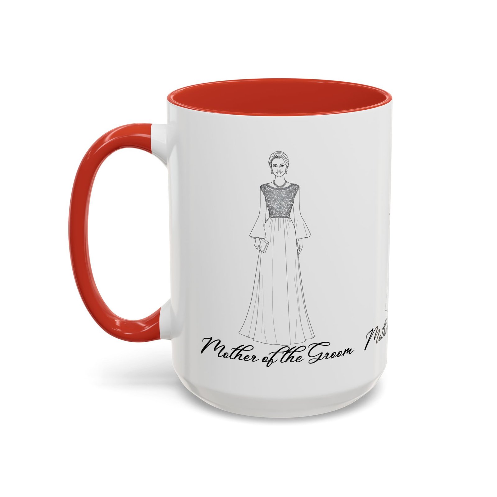 elegant mother of the groom mug perfect gift for bridal showers, weddings, coffee lovers, wedding planning