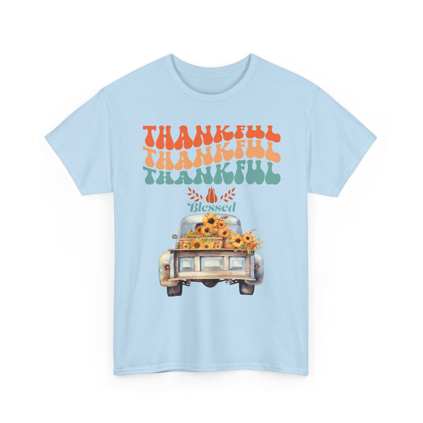 thankful vibes unisex tee perfect for thanksgiving, gratitude, casual wear, gifts, summer days