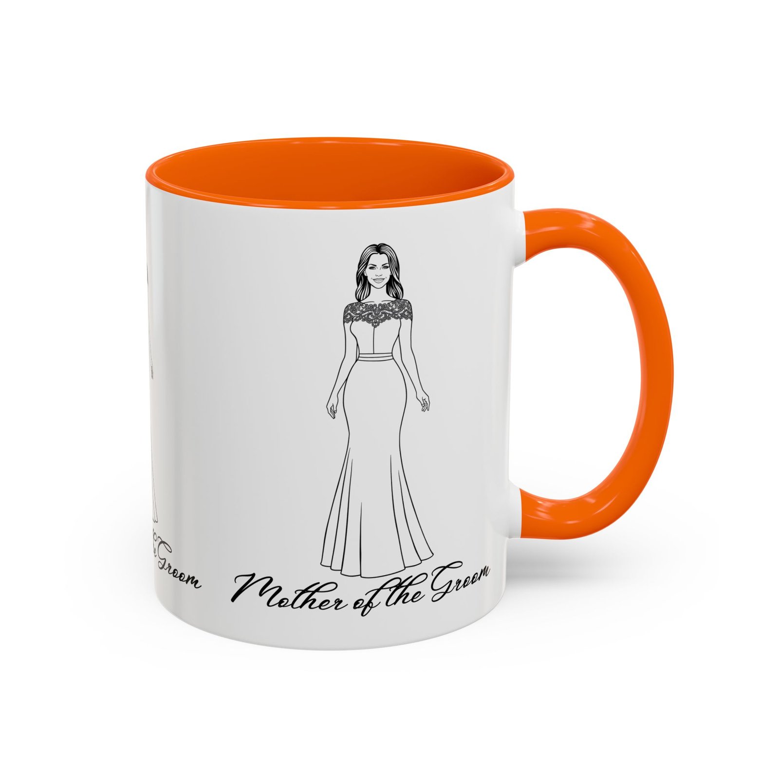 mother of the groom mug accent coffee mug (11, 15oz)