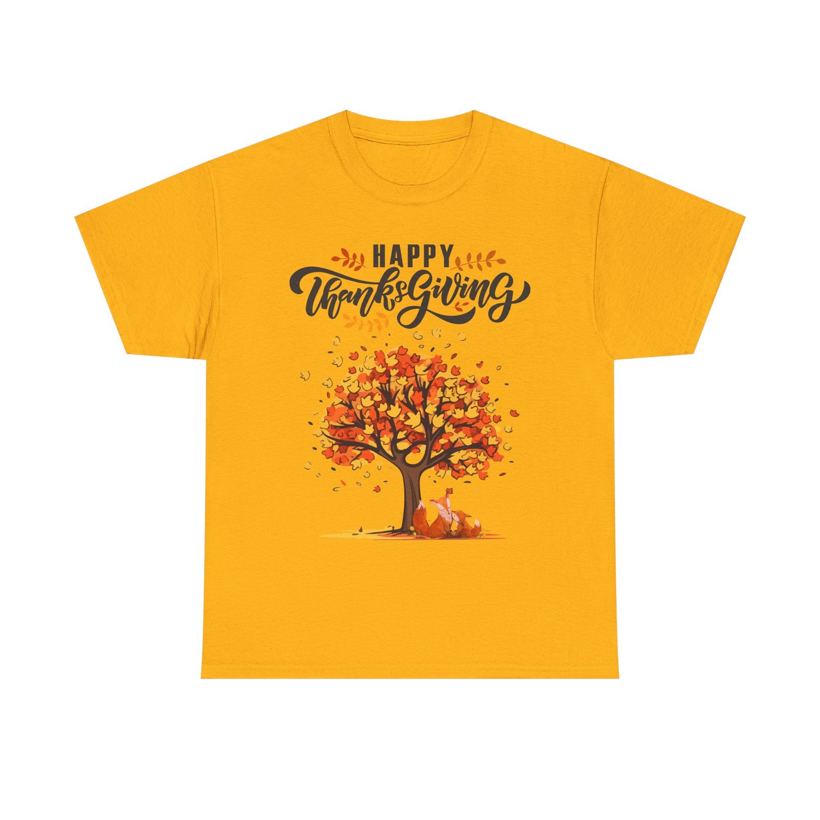 thanksgiving tree tee, fall t shirt, autumn apparel, cozy gift for family, cute holiday top