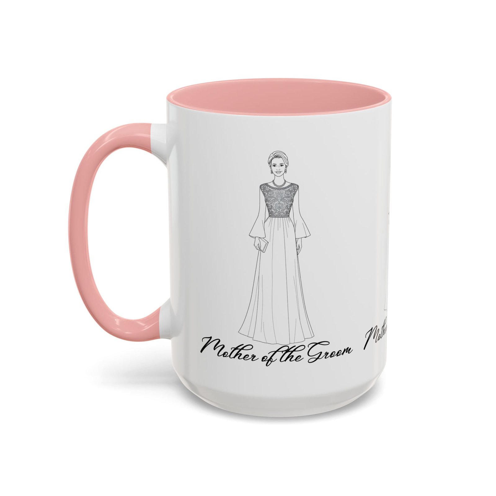 elegant mother of the groom mug perfect gift for bridal showers, weddings, coffee lovers, wedding planning