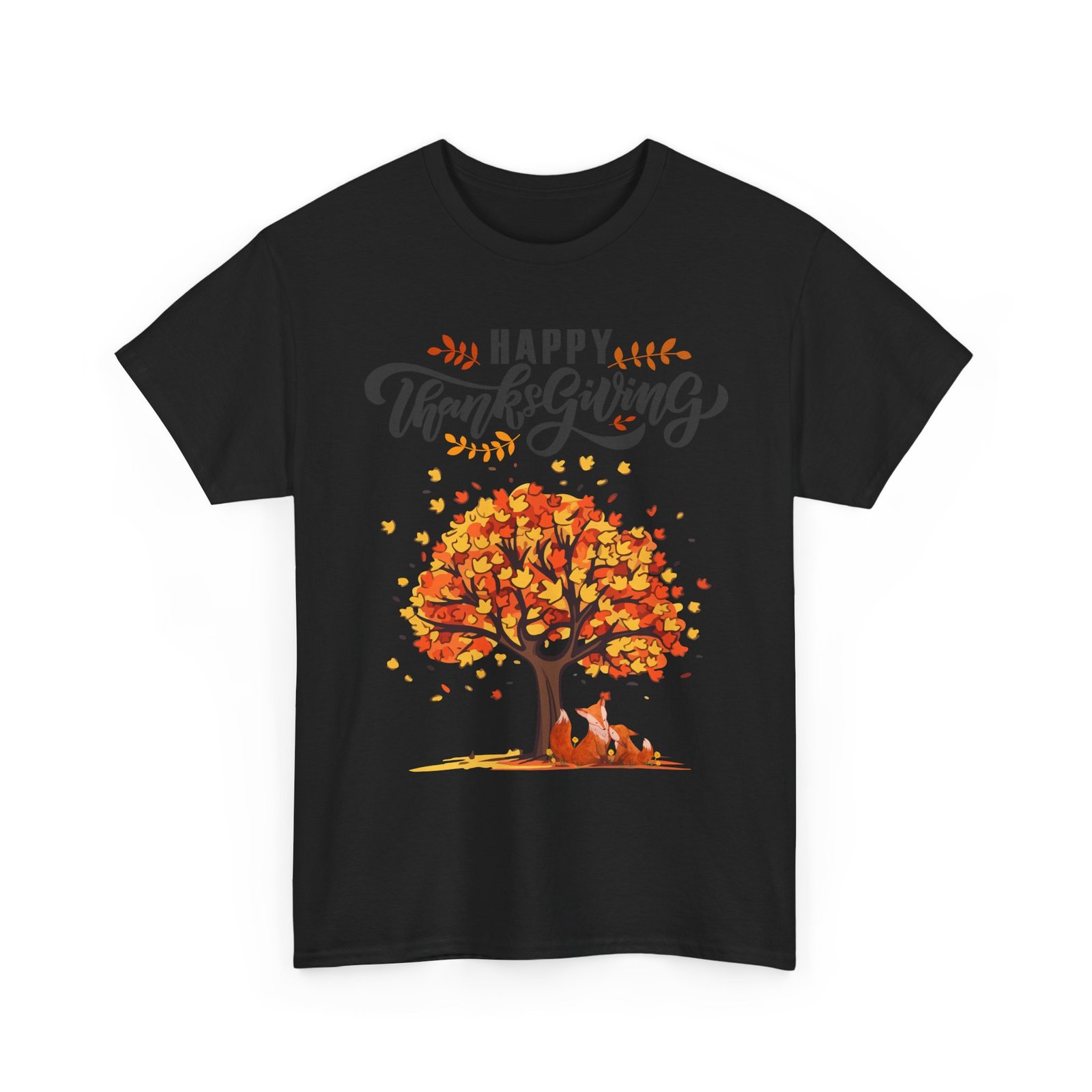thanksgiving tree tee, fall t shirt, autumn apparel, cozy gift for family, cute holiday top
