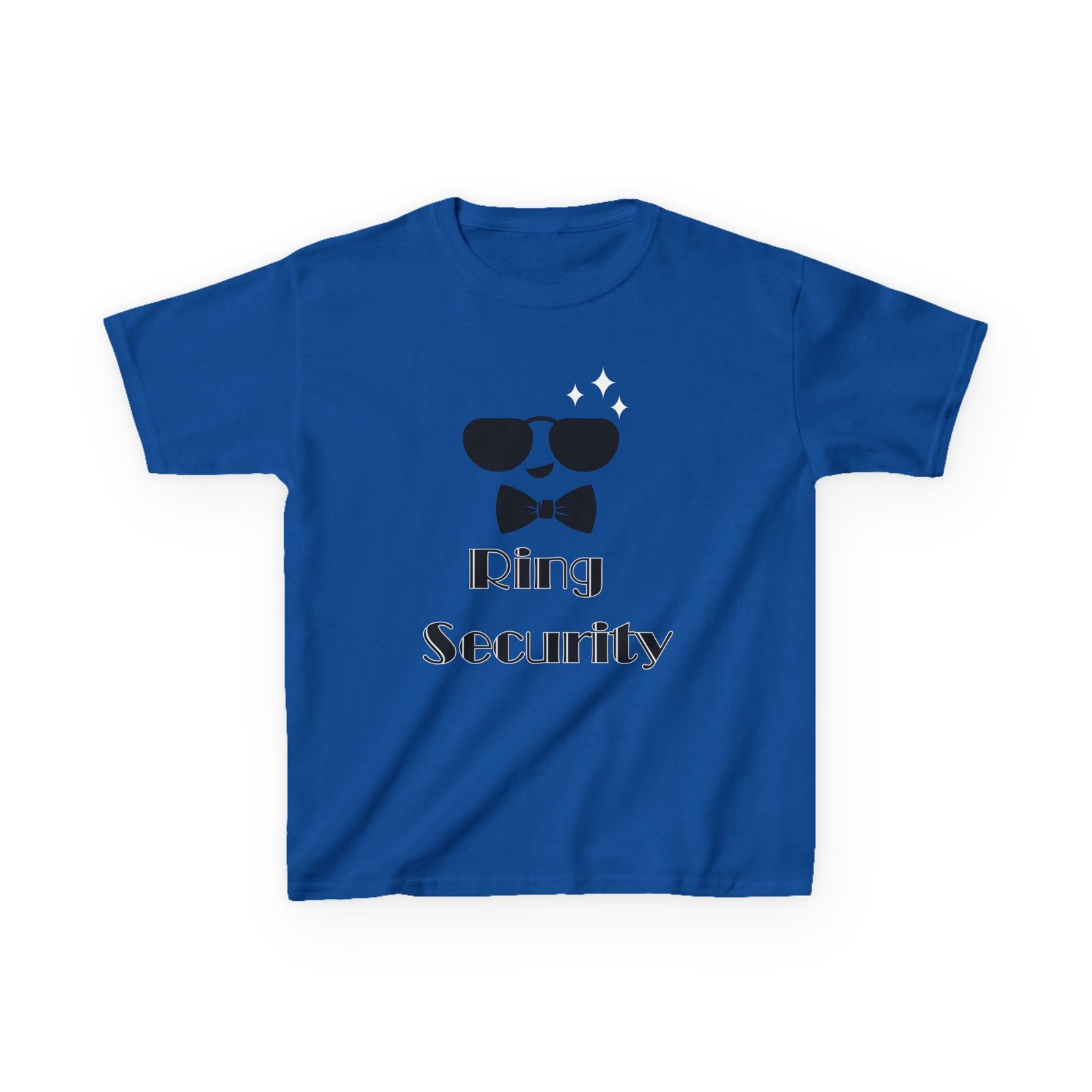 cool kids 'ring security' tee fun gift for birthday, parties, playdates, or dress up!