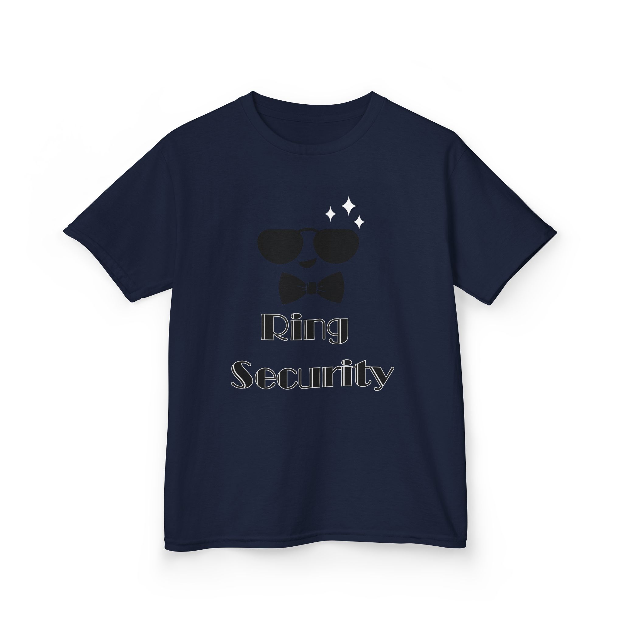 cool kids 'ring security' tee fun gift for birthday, parties, playdates, or dress up!