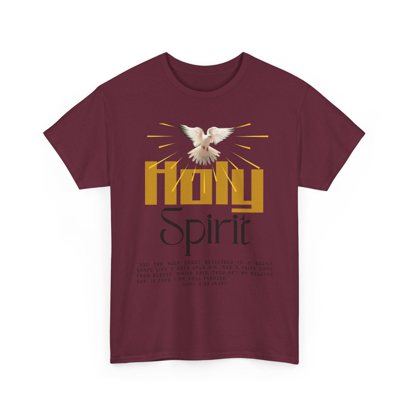 christian t shirts, holy spirit unisex heavy cotton tee, inspirational t shirt for faith celebration, christian gift, spiritual attire, religious apparel