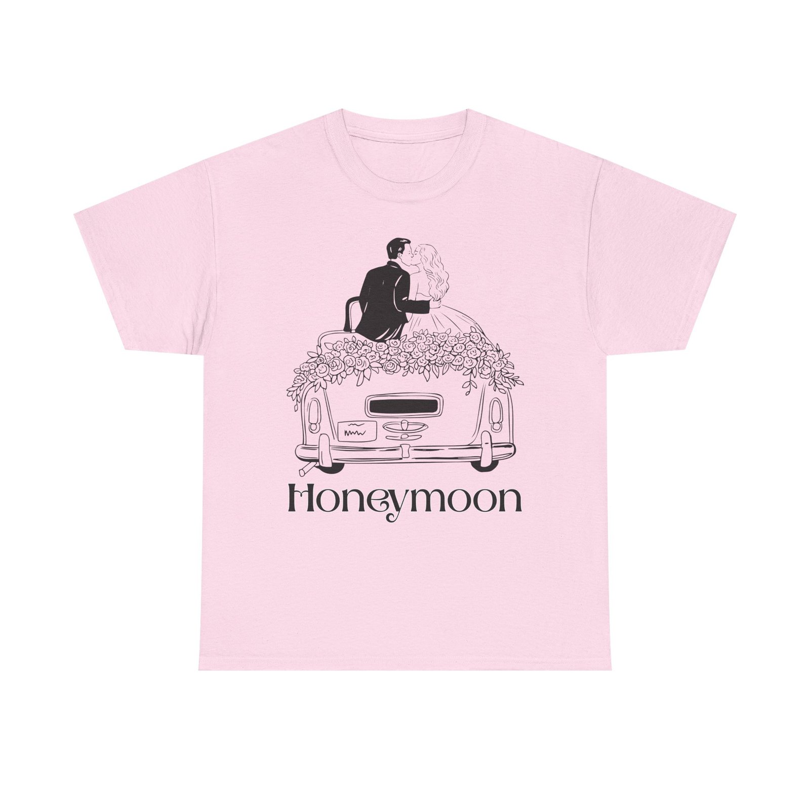 copy of honeymoon tee, romantic couple shirt, newlywed gift, wedding celebration apparel, typography tee, unisex cotton top
