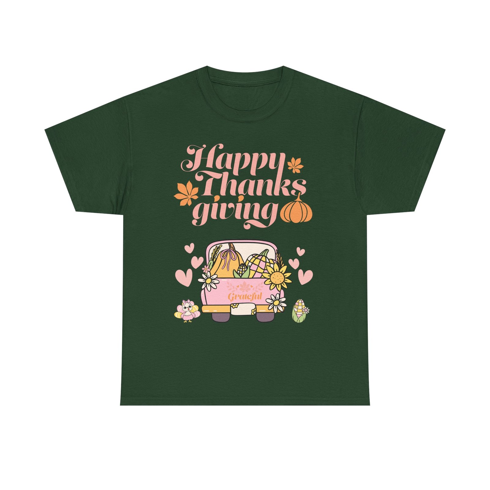 happy thanksgiving unisex tee | cozy autumn shirt for family gatherings, thanksgiving celebration, fall fashion, cute gift idea