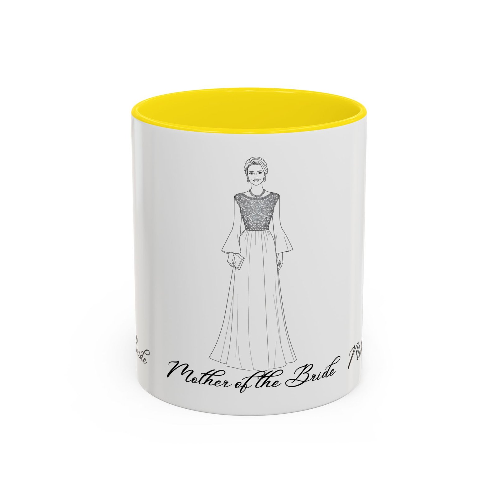 mother of the bride accent coffee mug (11, 15oz)