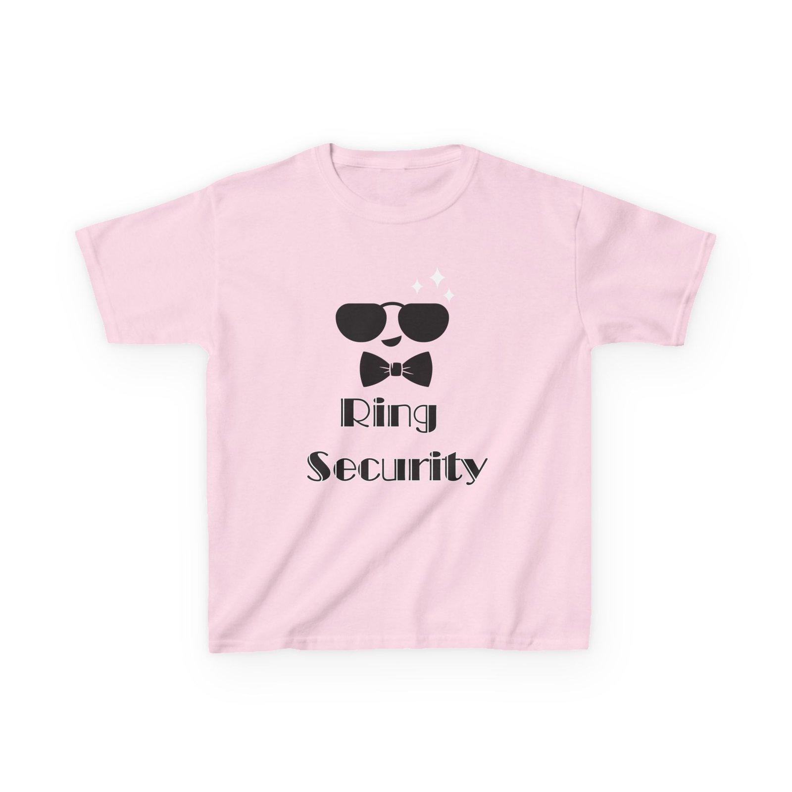 cool kids 'ring security' tee fun gift for birthday, parties, playdates, or dress up!