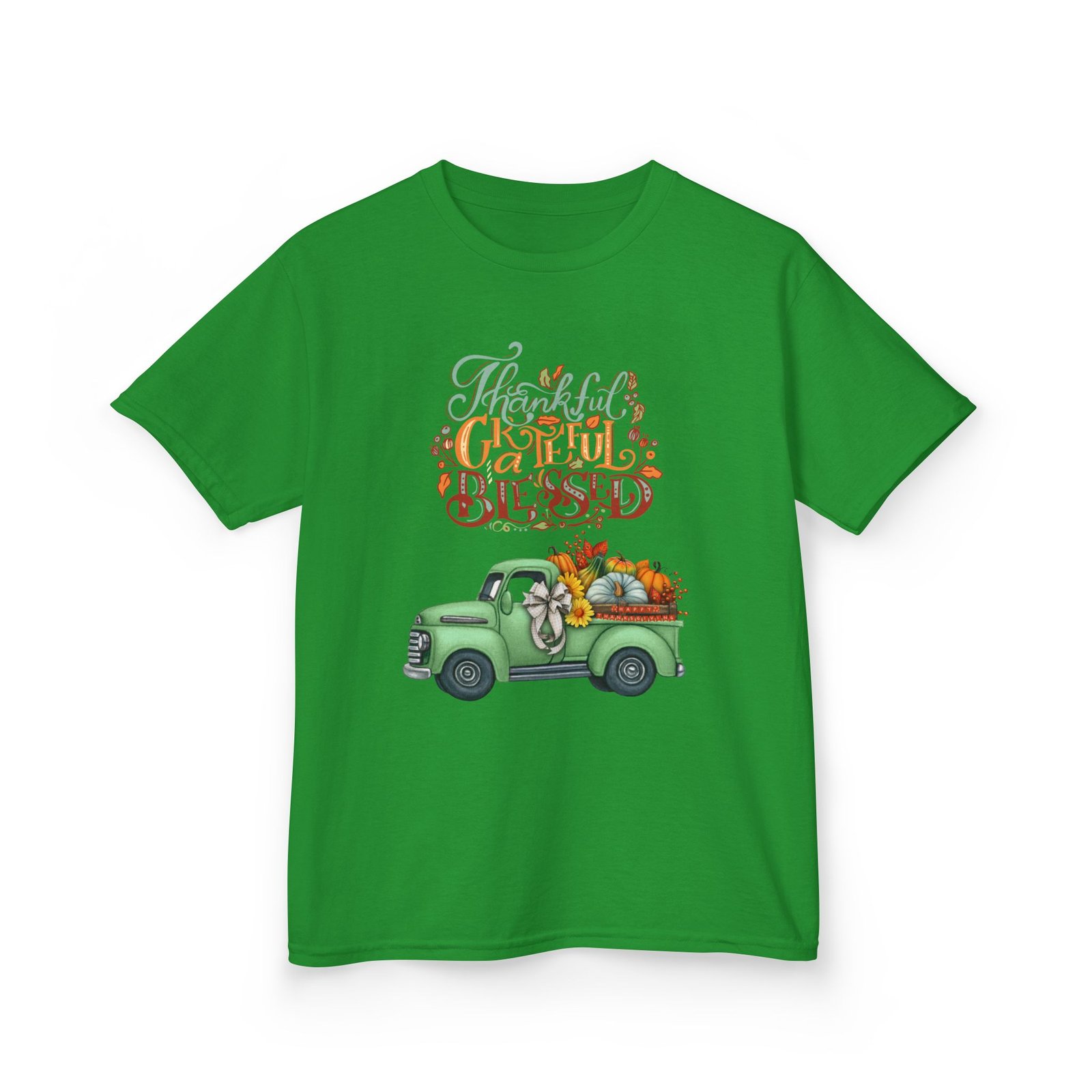 blessed fall kids tee, adorable autumn shirt, cute harvest t shirt, thanksgiving gift for kids, comfy cotton youth apparel