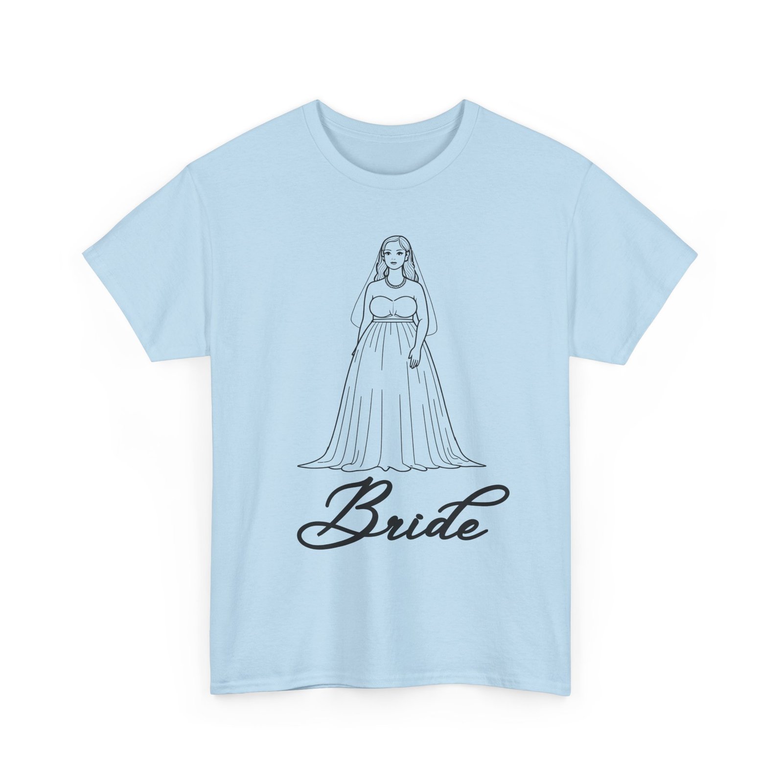 bride graphic tee, wedding gift shirt, bridal party outfit, engagement celebration top, funny bride apparel, unisex heavy cotton tee