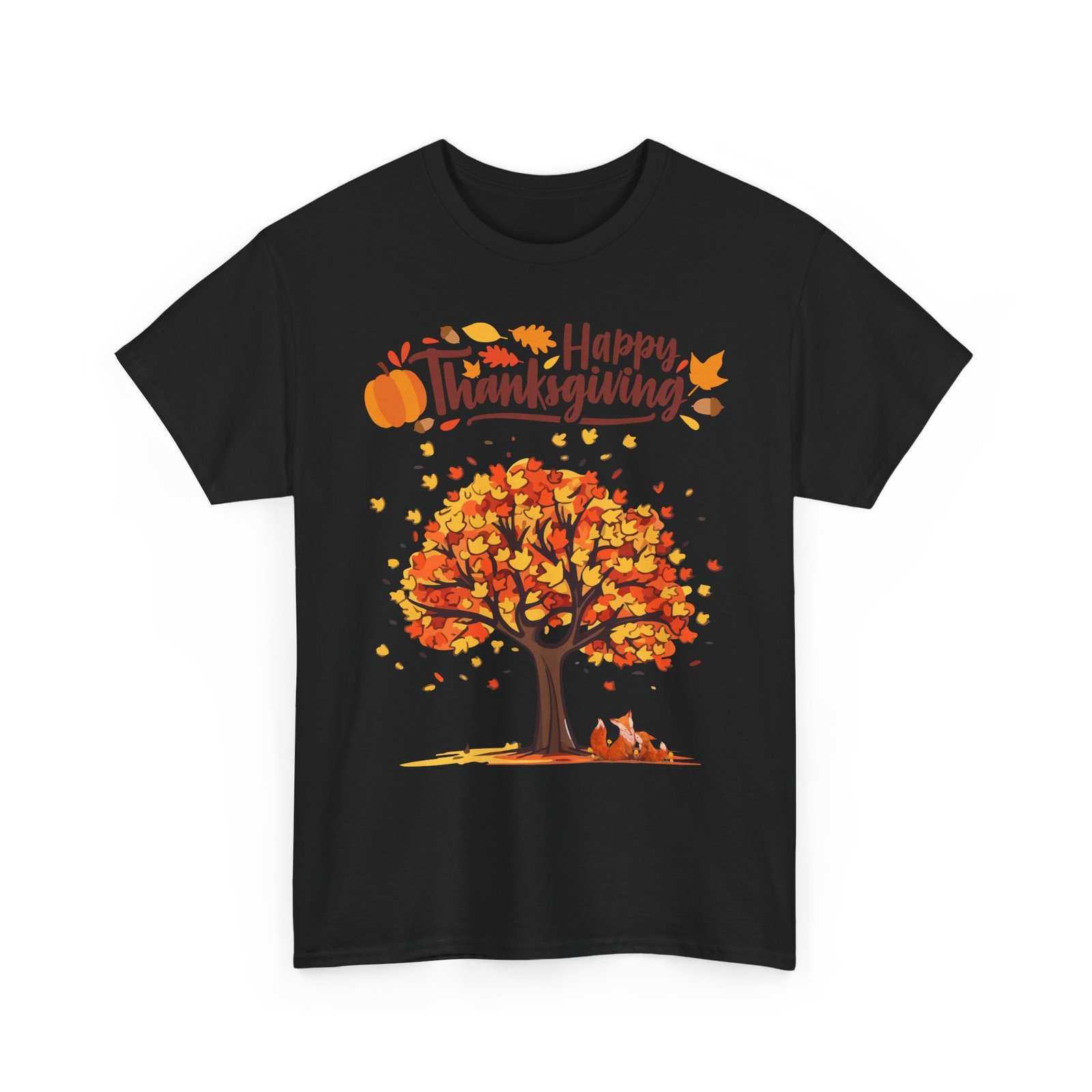 thanksgiving tree tee, autumn shirt, fall apparel, family gathering top, seasonal wear, thanksgiving gift