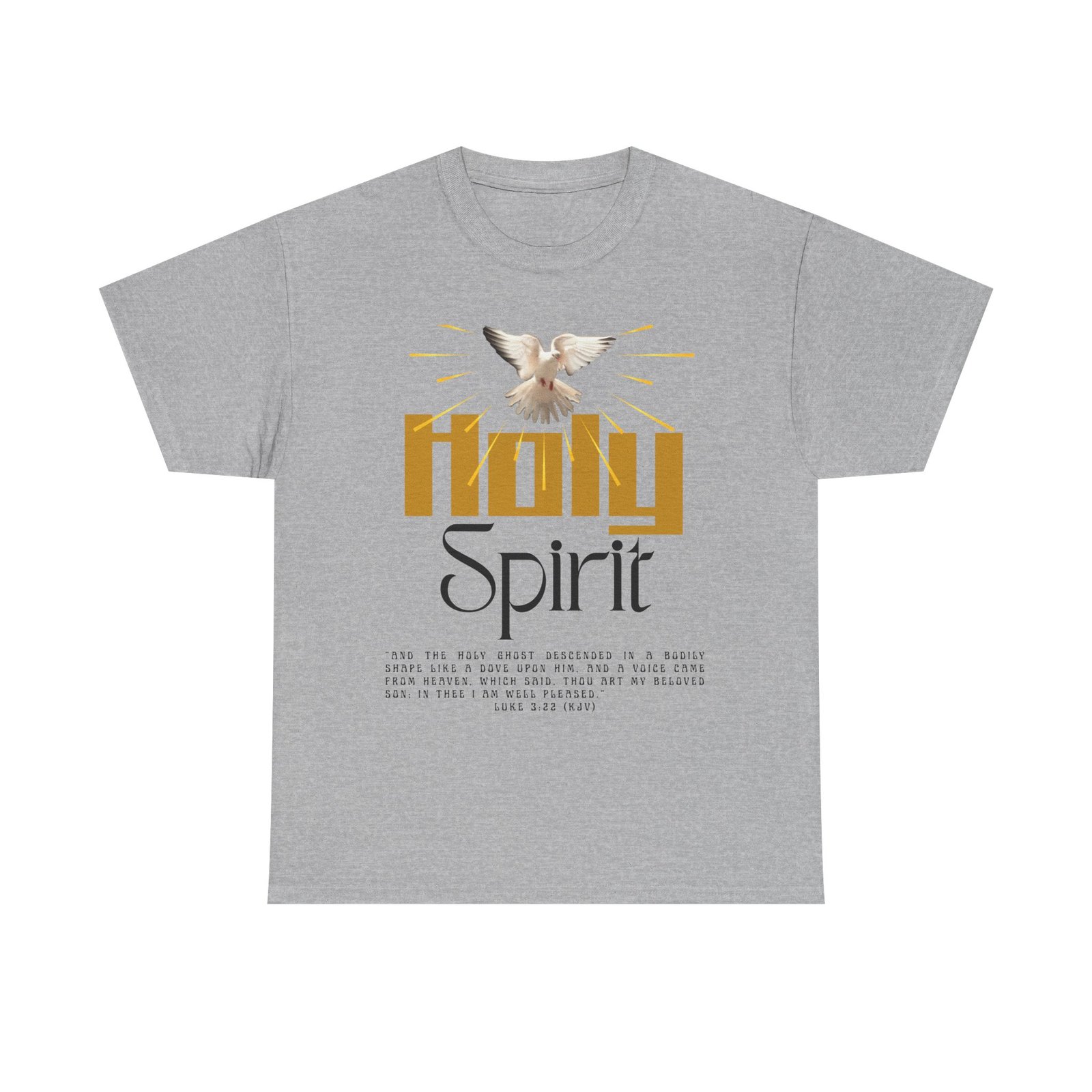 christian t shirts, holy spirit unisex heavy cotton tee, inspirational t shirt for faith celebration, christian gift, spiritual attire, religious apparel