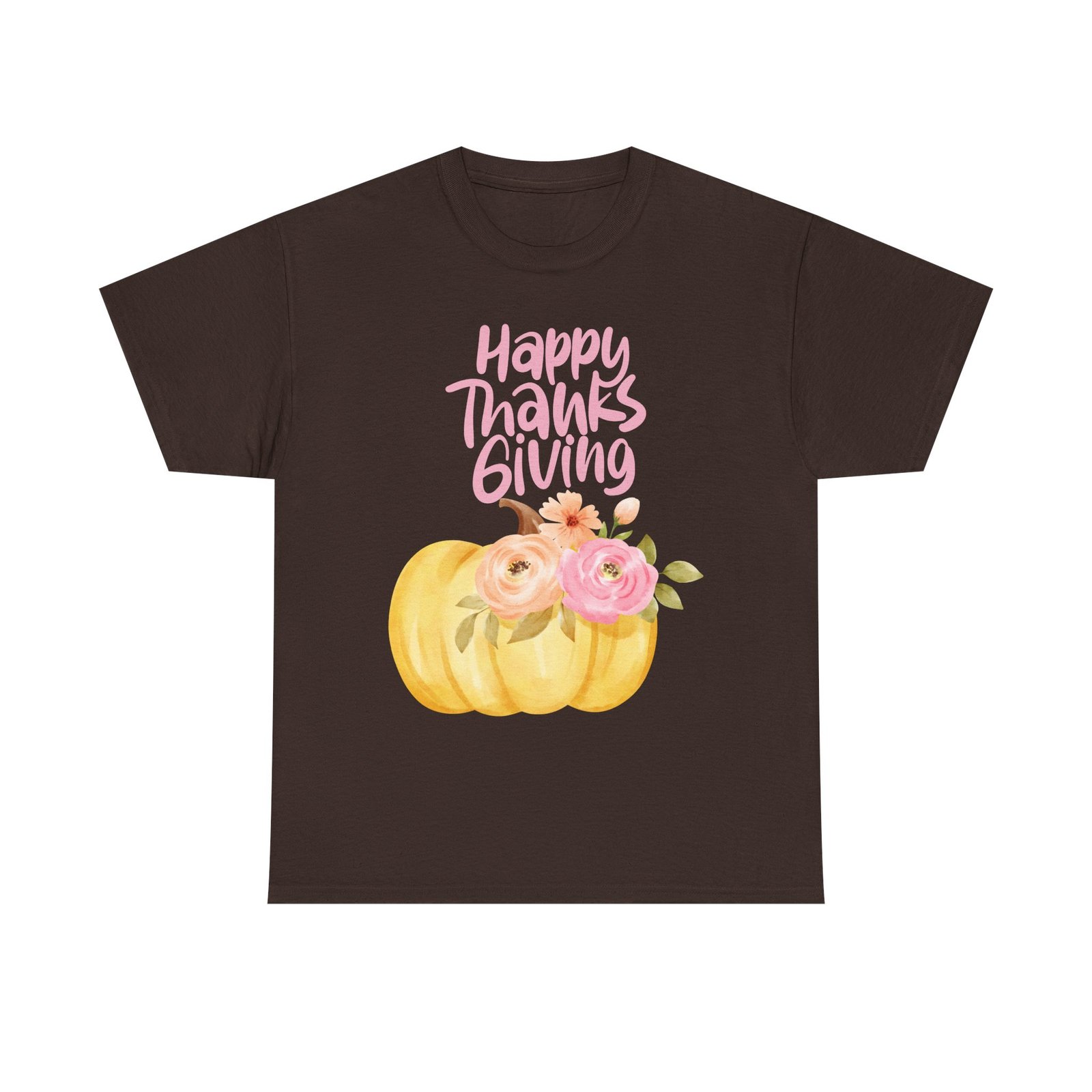 thanksgiving floral tee, holiday shirt, fall fashion, gifts for her, pumpkin t shirt, autumn apparel, friendsgiving outfit