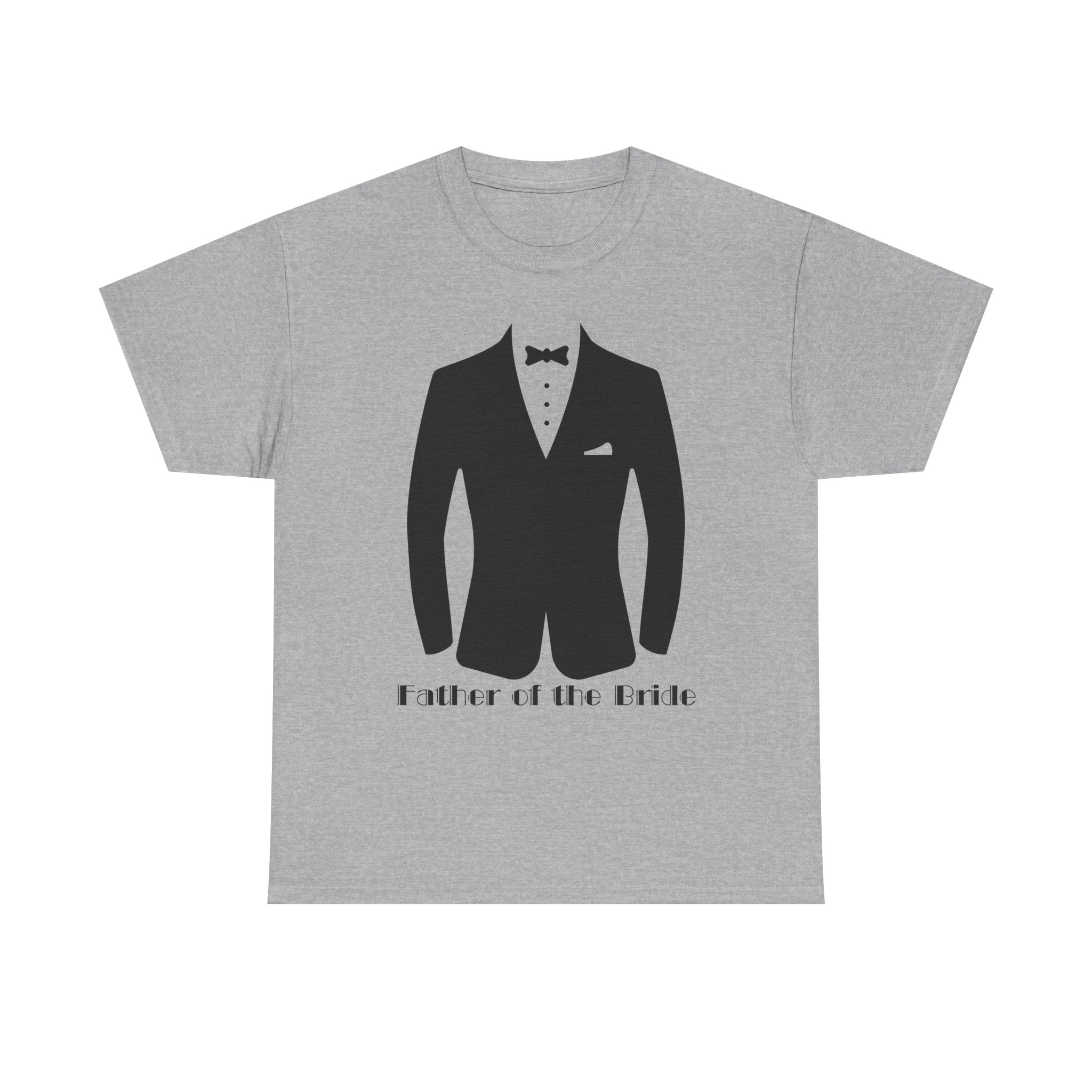 father of the bride unisex heavy cotton tee, wedding gift, father's day shirt, groom's dad tee, special occasion t shirt