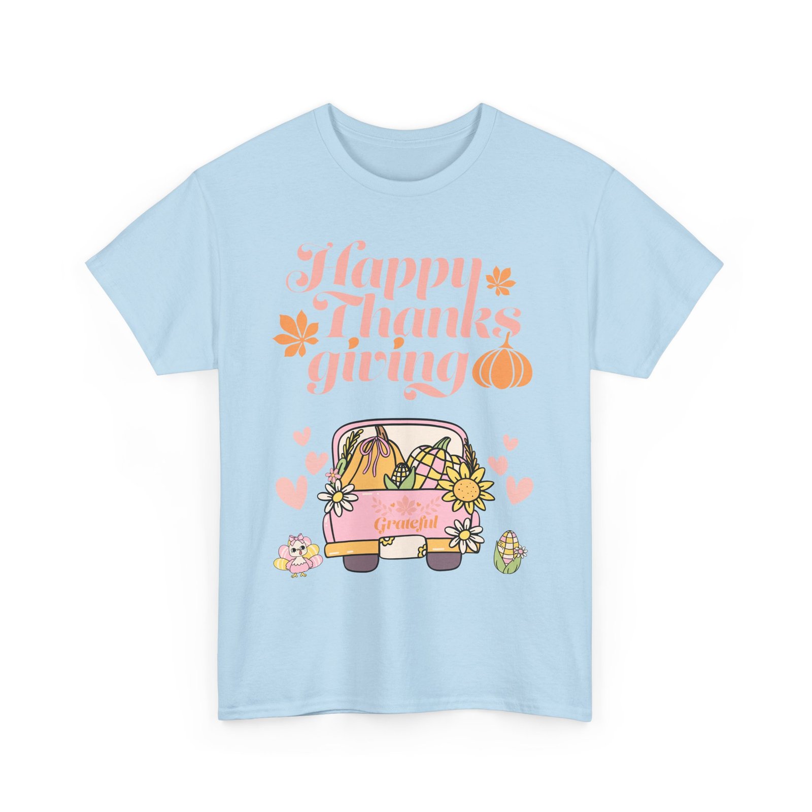 happy thanksgiving unisex tee | cozy autumn shirt for family gatherings, thanksgiving celebration, fall fashion, cute gift idea