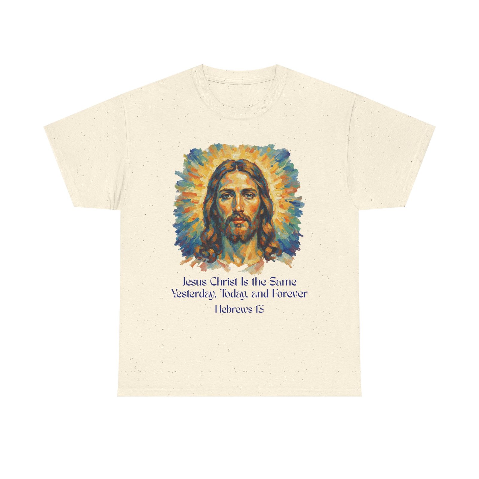 jesus portrait – inspiredby impressionist style religious inspirational tee jesus christ design, faith shirt, christian clothing, birthday gift, everyday wear