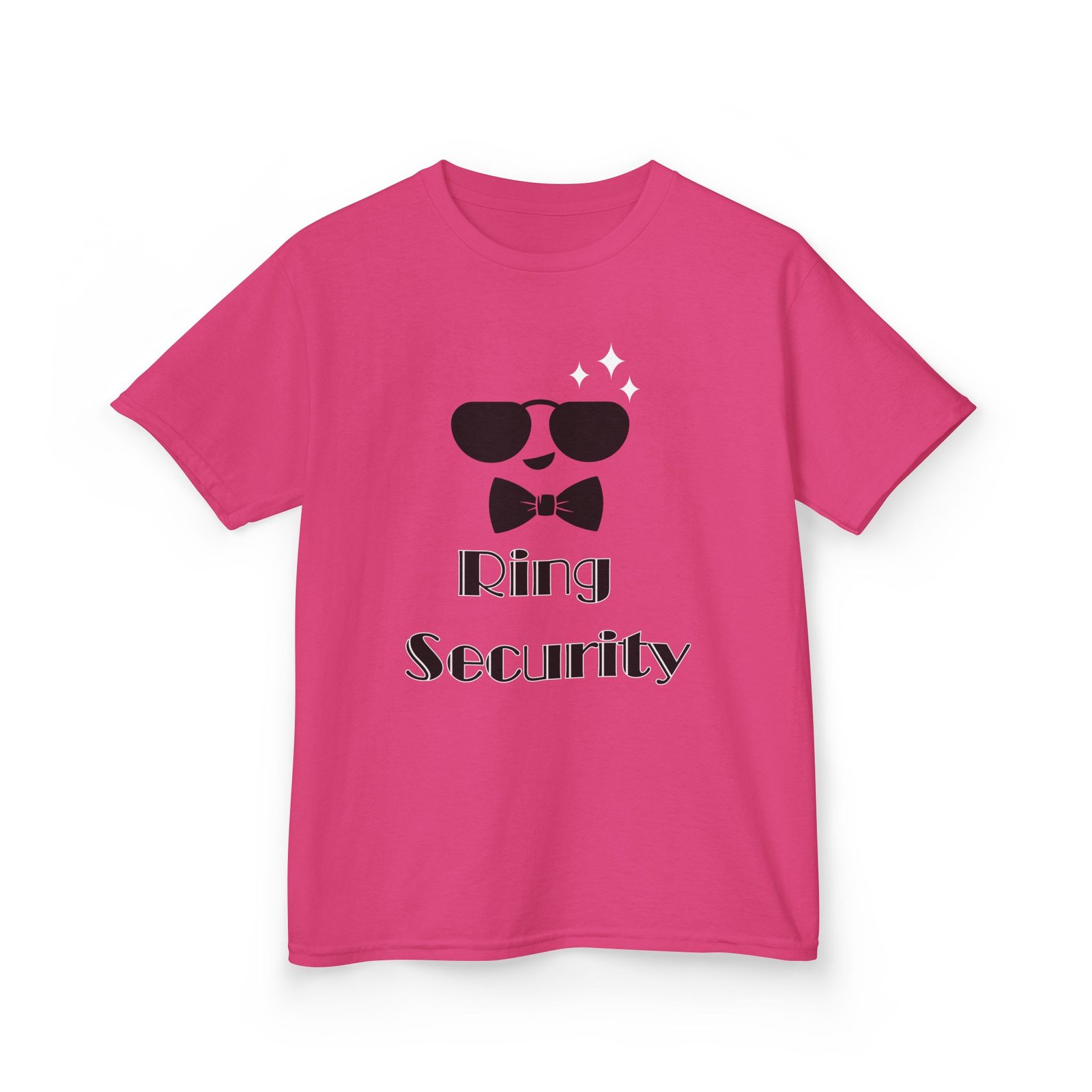 cool kids 'ring security' tee fun gift for birthday, parties, playdates, or dress up!