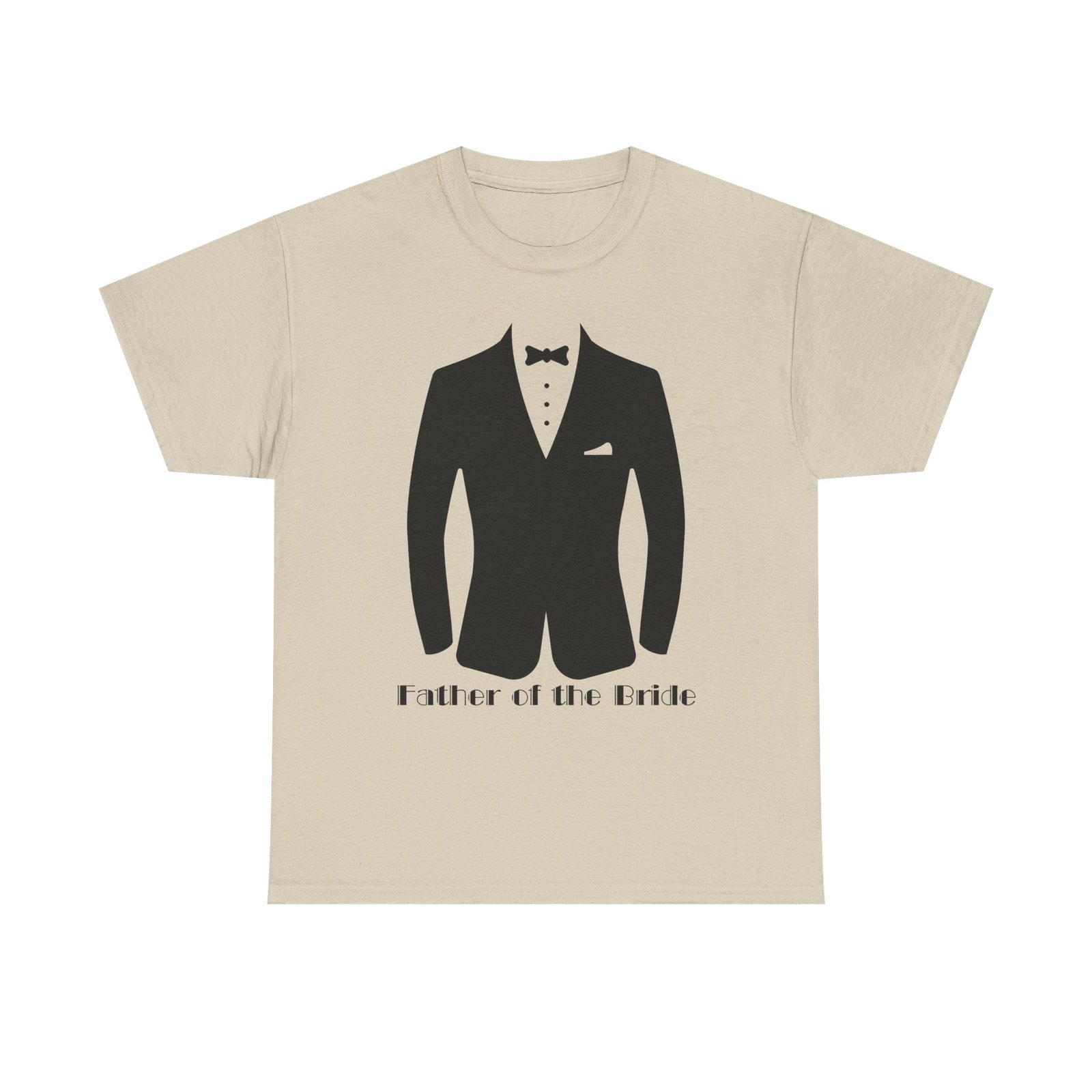 father of the bride unisex heavy cotton tee, wedding gift, father's day shirt, groom's dad tee, special occasion t shirt