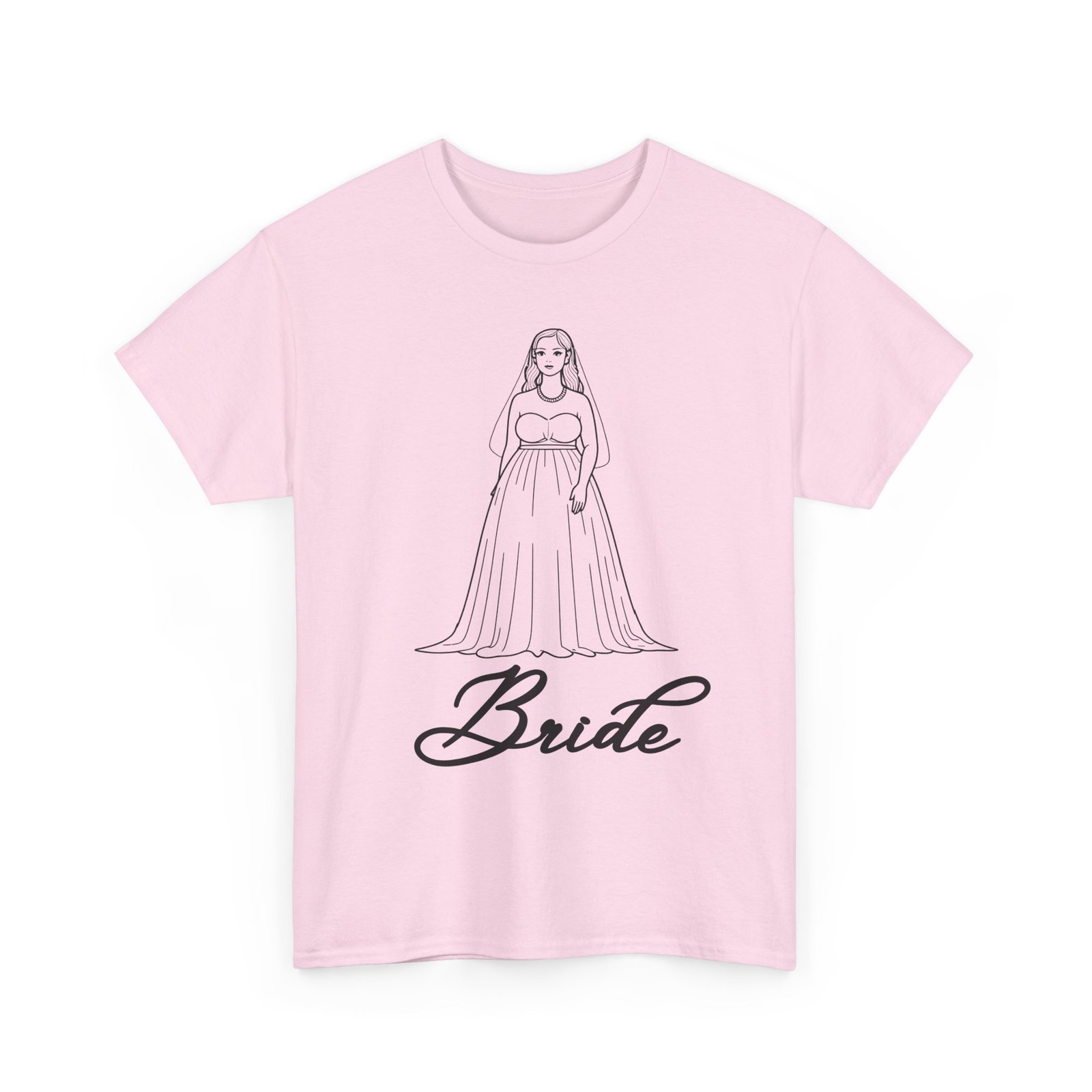 bride graphic tee, wedding gift shirt, bridal party outfit, engagement celebration top, funny bride apparel, unisex heavy cotton tee