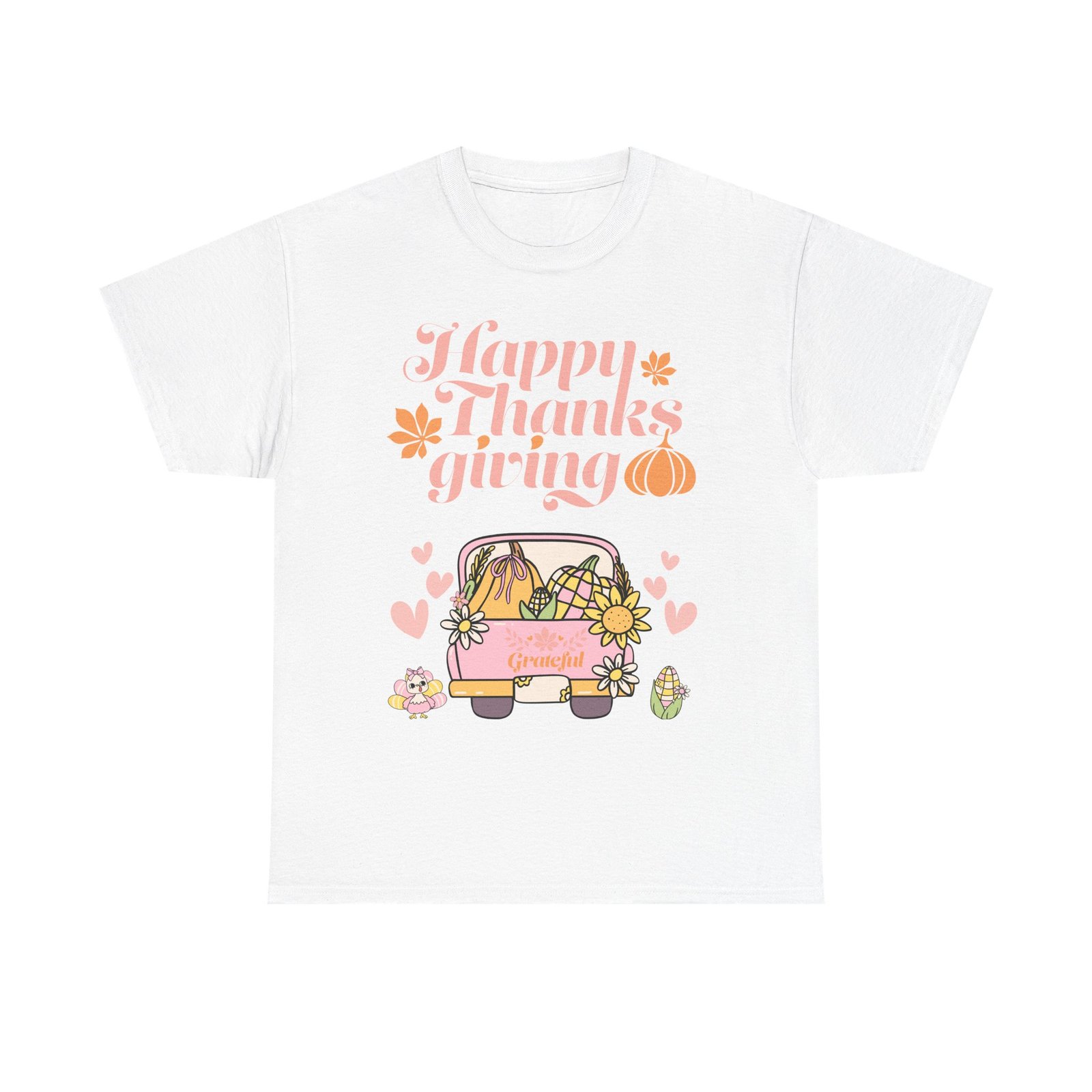 happy thanksgiving unisex tee | cozy autumn shirt for family gatherings, thanksgiving celebration, fall fashion, cute gift idea