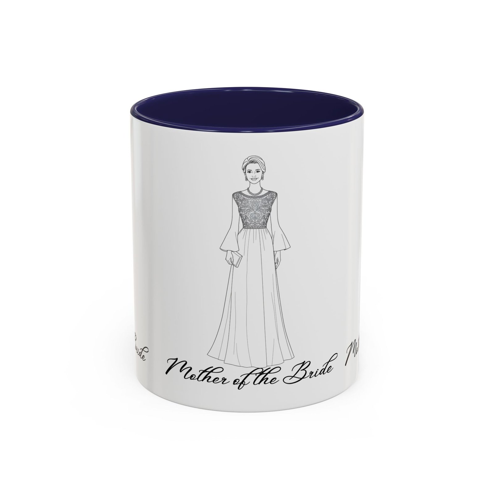 mother of the bride accent coffee mug (11, 15oz)