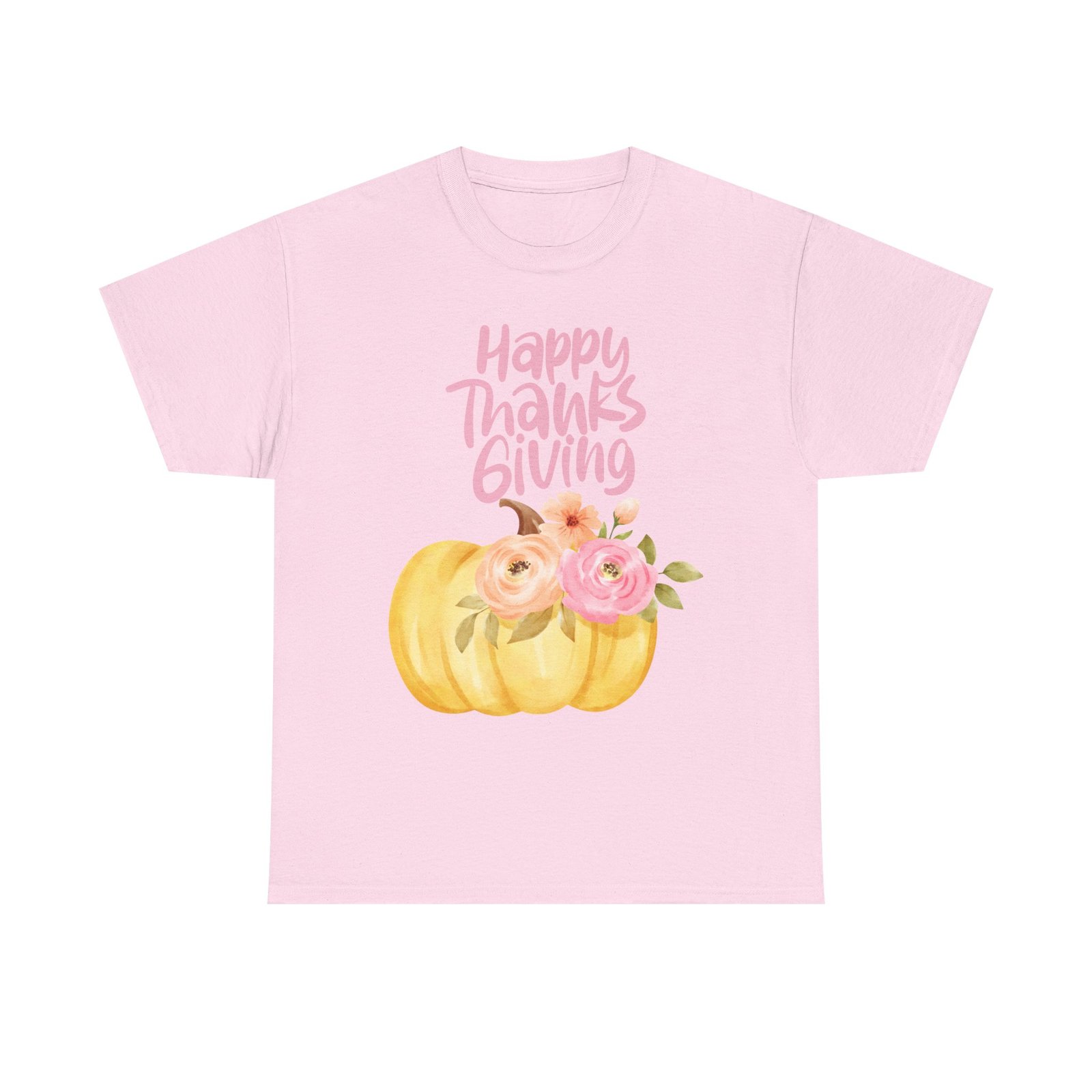 thanksgiving floral tee, holiday shirt, fall fashion, gifts for her, pumpkin t shirt, autumn apparel, friendsgiving outfit