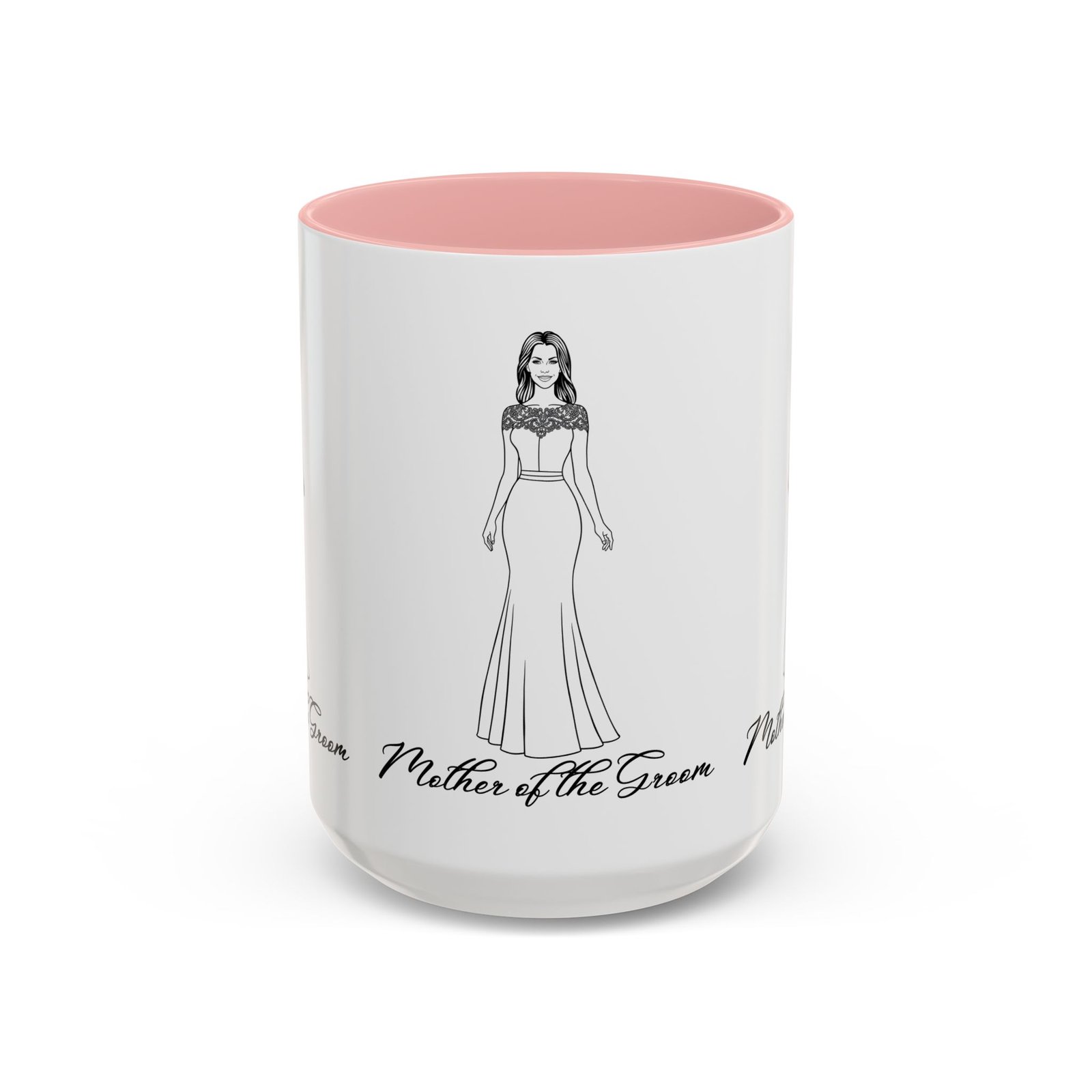 mother of the groom mug accent coffee mug (11, 15oz)