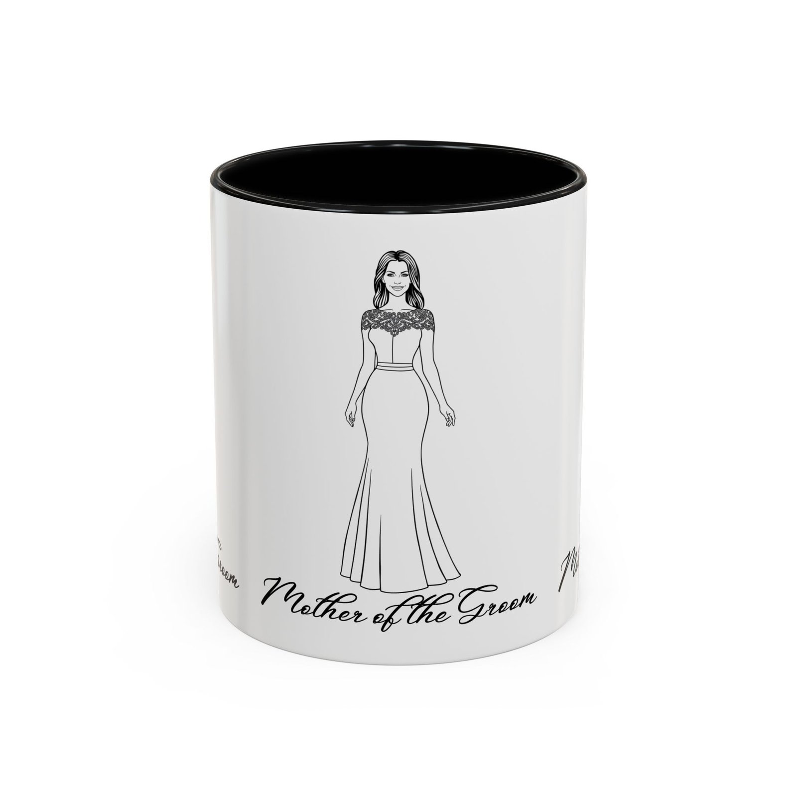 mother of the groom mug accent coffee mug (11, 15oz)
