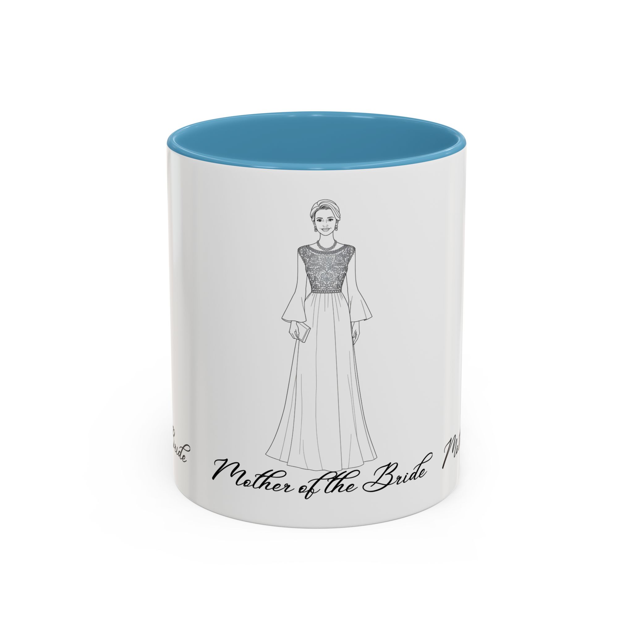 mother of the bride accent coffee mug (11, 15oz)