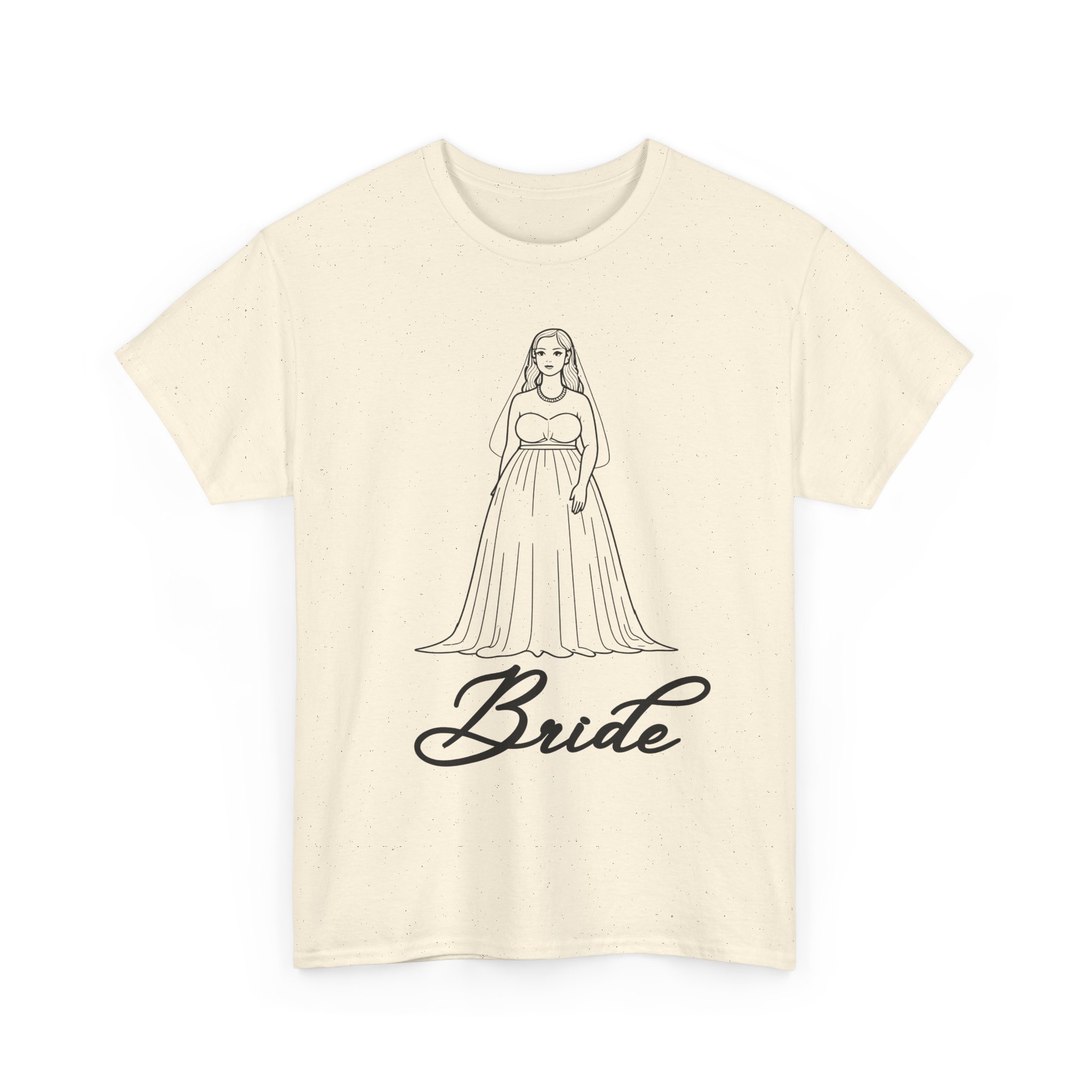 bride graphic tee, wedding gift shirt, bridal party outfit, engagement celebration top, funny bride apparel, unisex heavy cotton tee