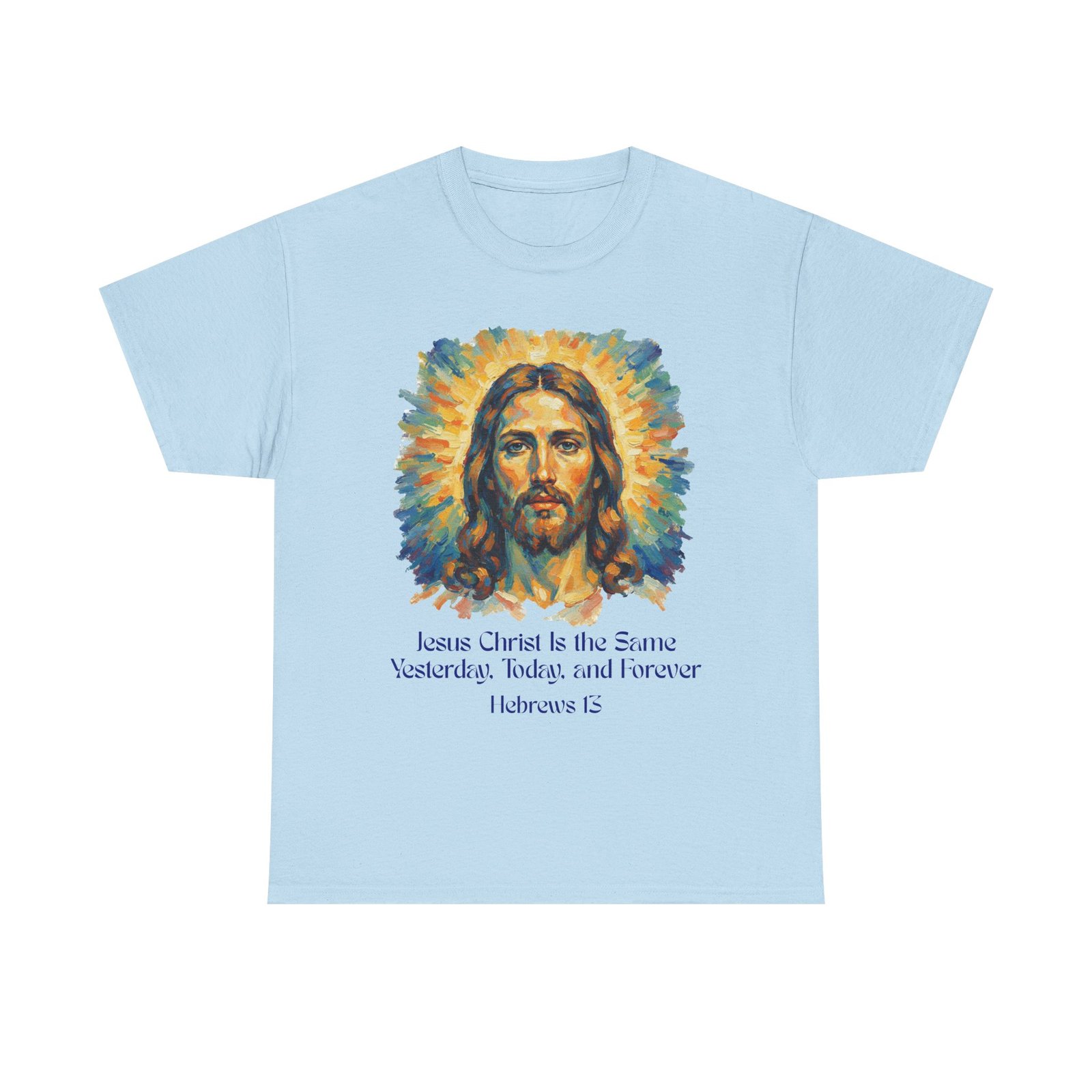 jesus portrait – inspiredby impressionist style religious inspirational tee jesus christ design, faith shirt, christian clothing, birthday gift, everyday wear