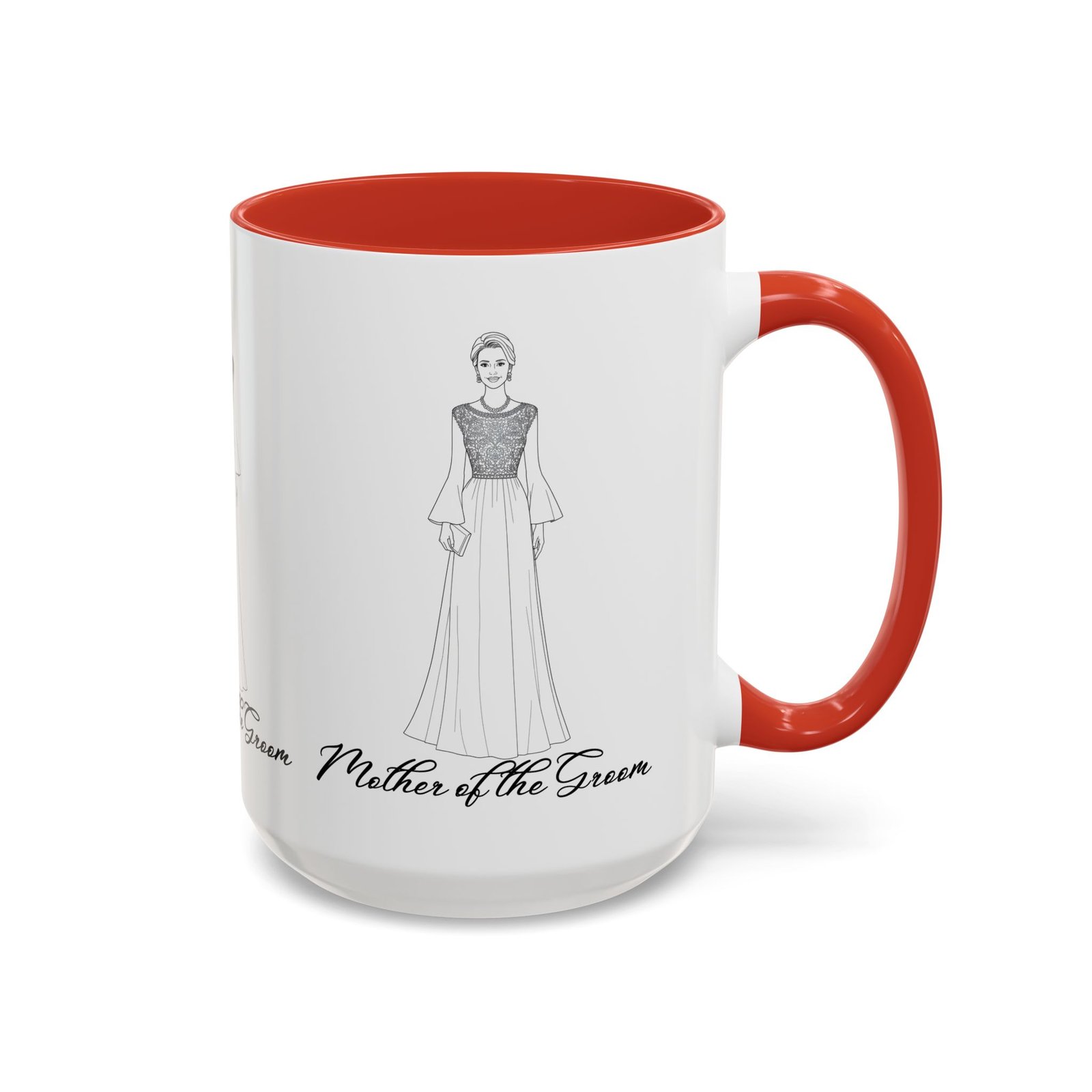 elegant mother of the groom mug perfect gift for bridal showers, weddings, coffee lovers, wedding planning