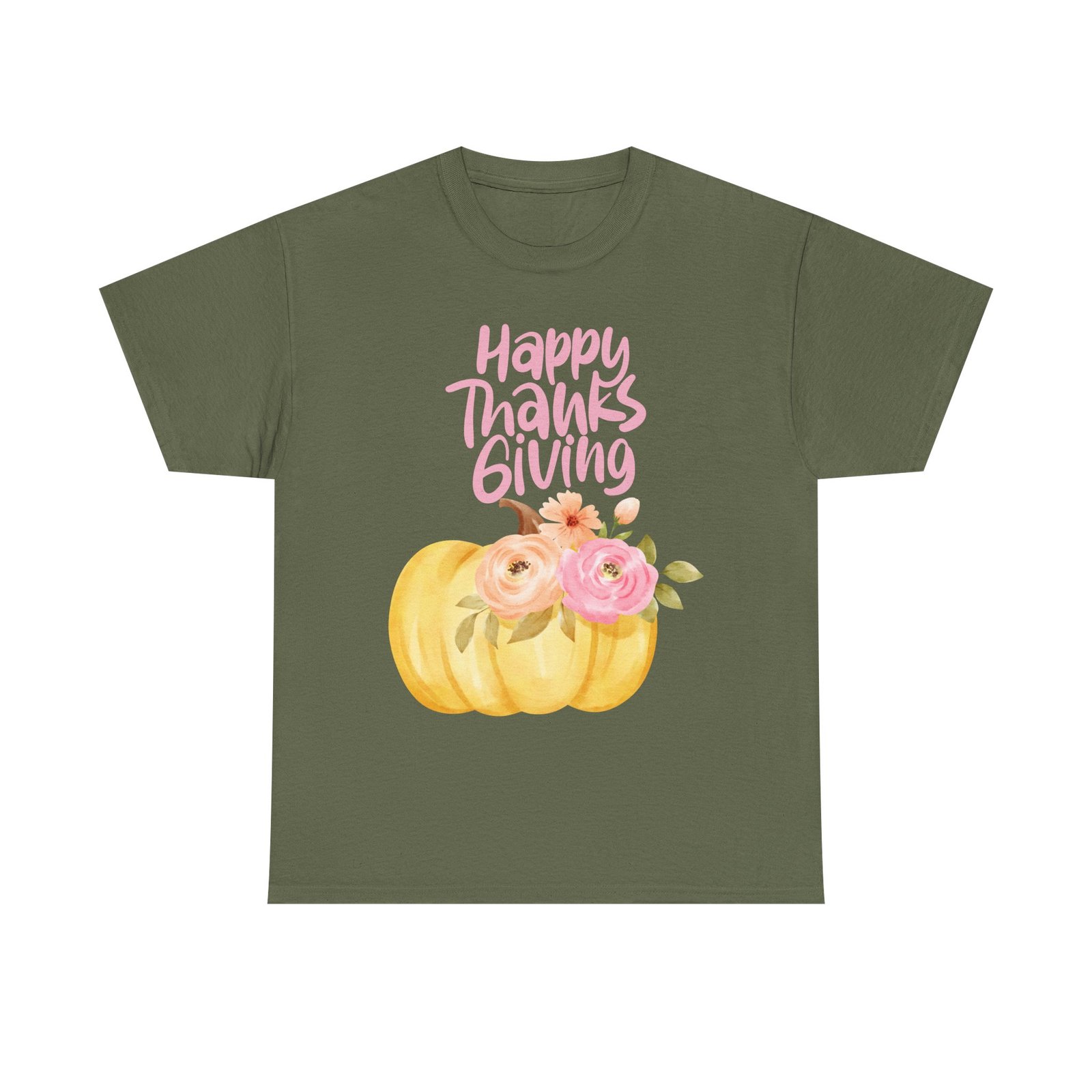 thanksgiving floral tee, holiday shirt, fall fashion, gifts for her, pumpkin t shirt, autumn apparel, friendsgiving outfit