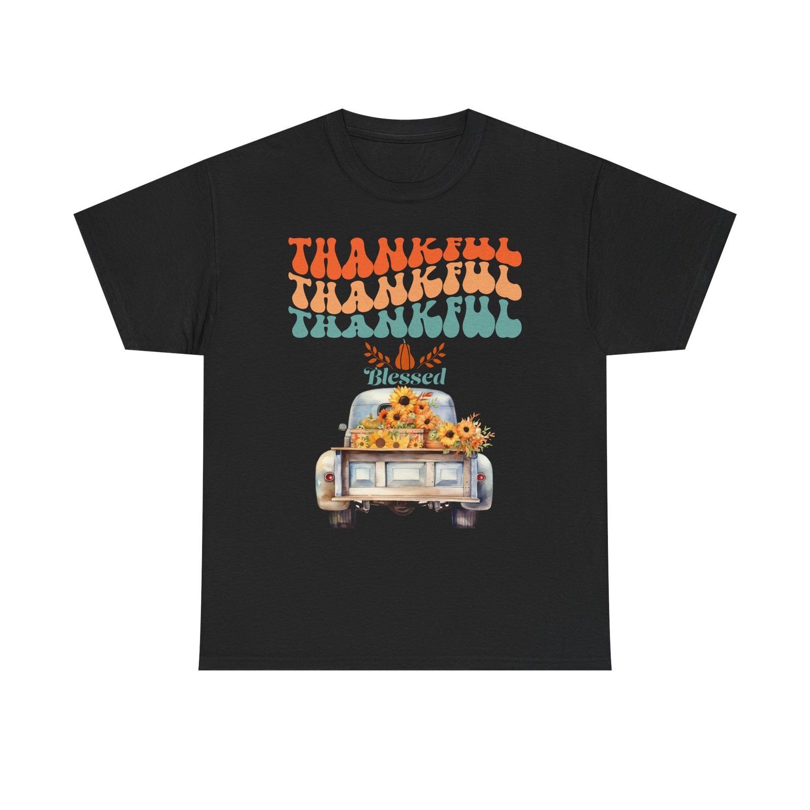 thankful vibes unisex tee perfect for thanksgiving, gratitude, casual wear, gifts, summer days