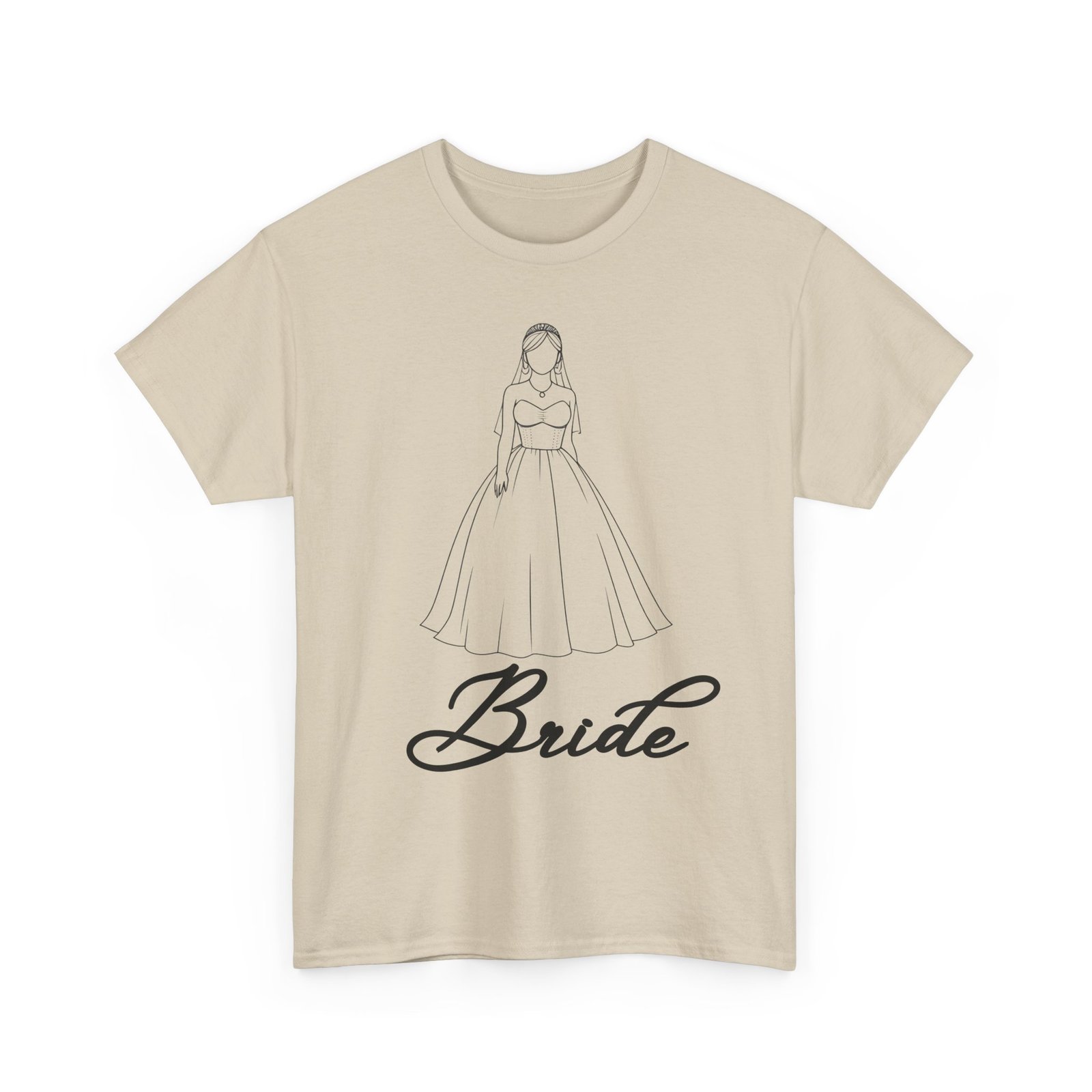 bride graphic unisex heavy cotton tee, wedding shirt, bridal party gift, engagement celebration, bride to be apparel, wedding day outfit