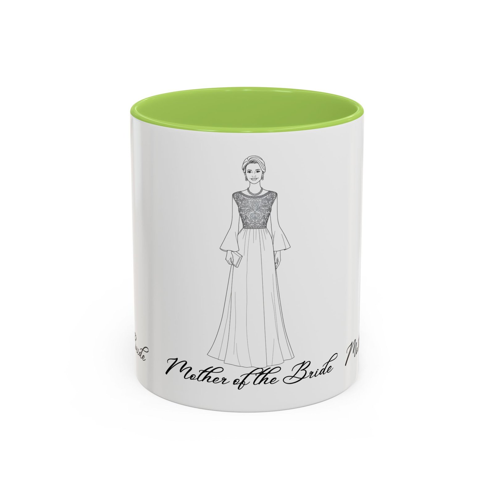 mother of the bride accent coffee mug (11, 15oz)