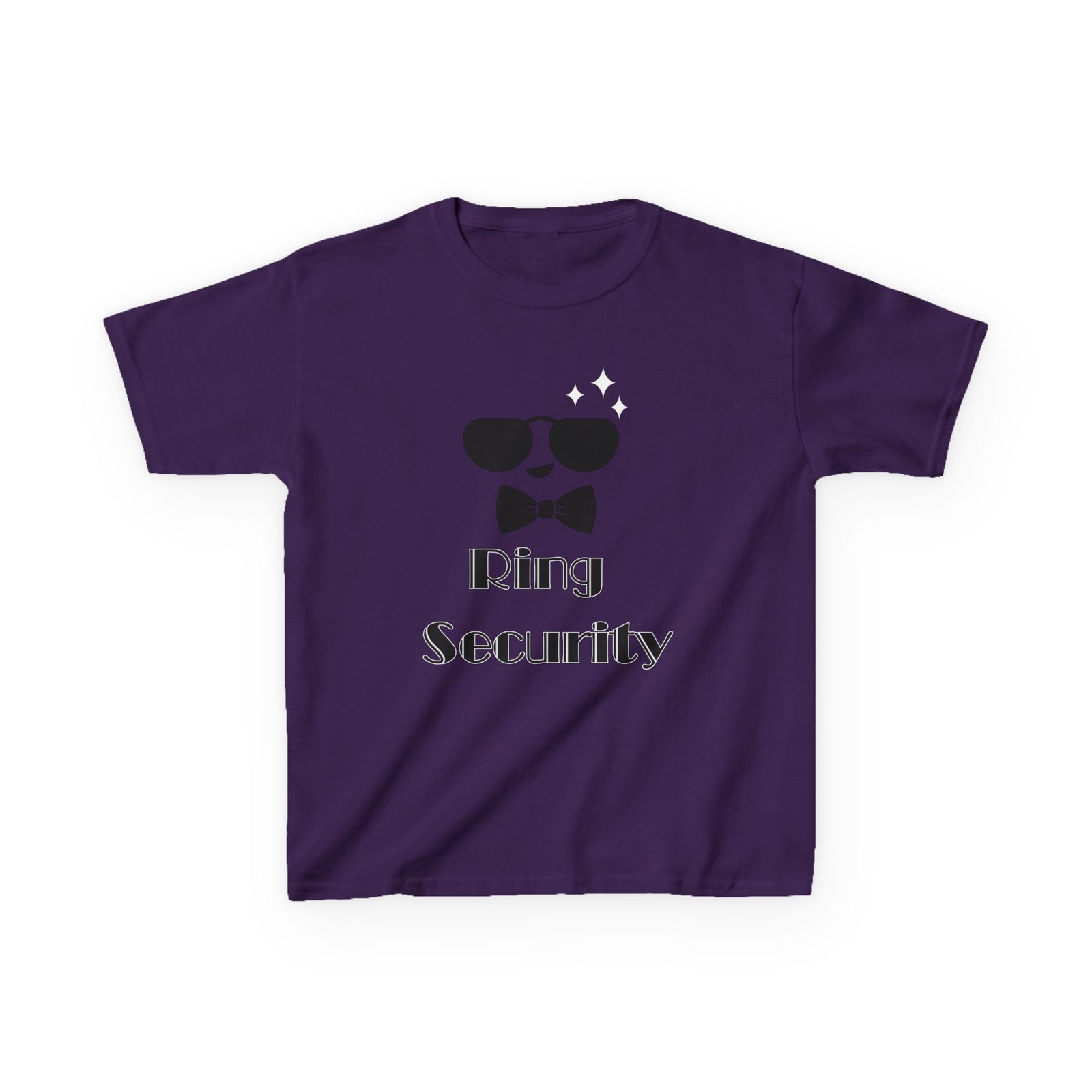 cool kids 'ring security' tee fun gift for birthday, parties, playdates, or dress up!