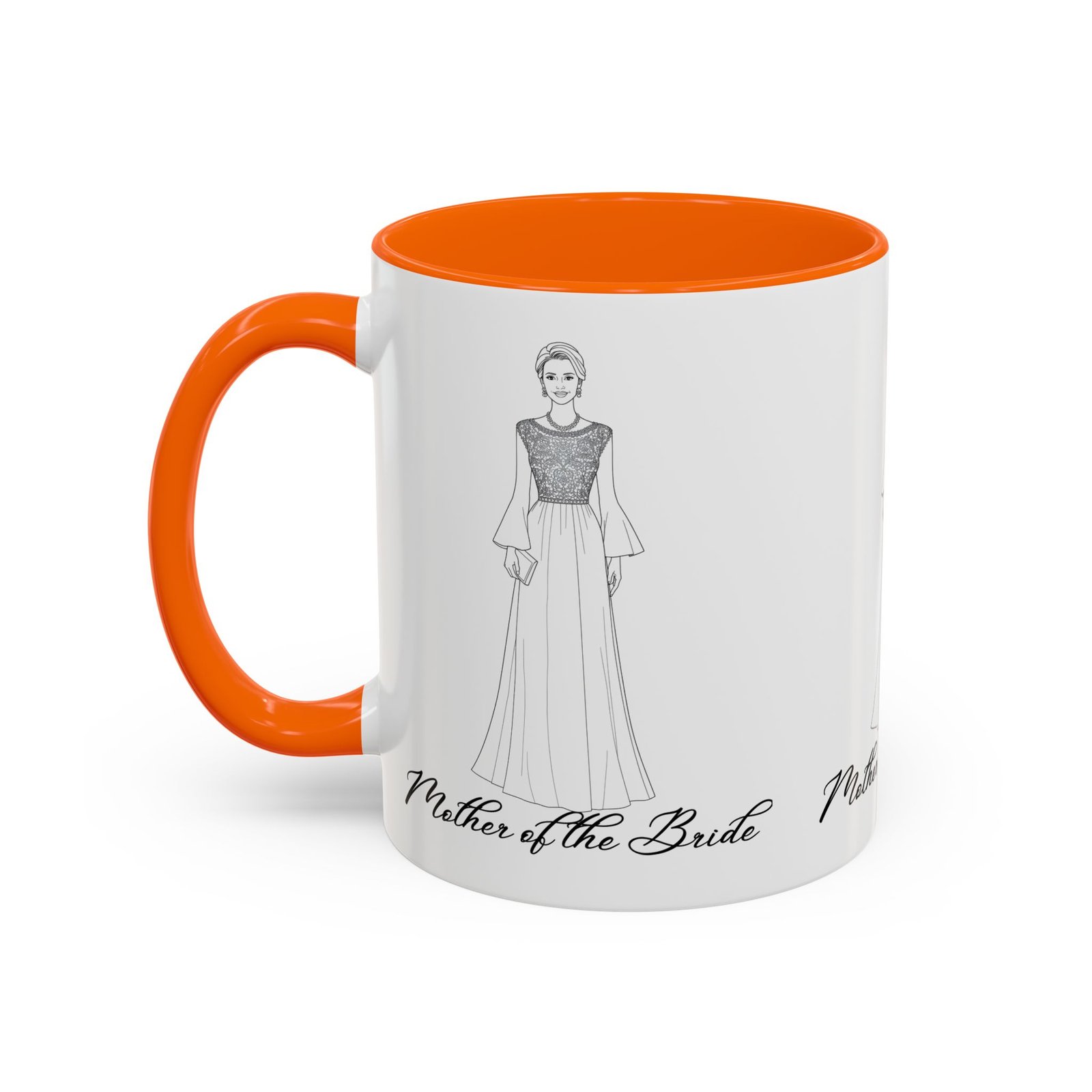 mother of the bride accent coffee mug (11, 15oz)
