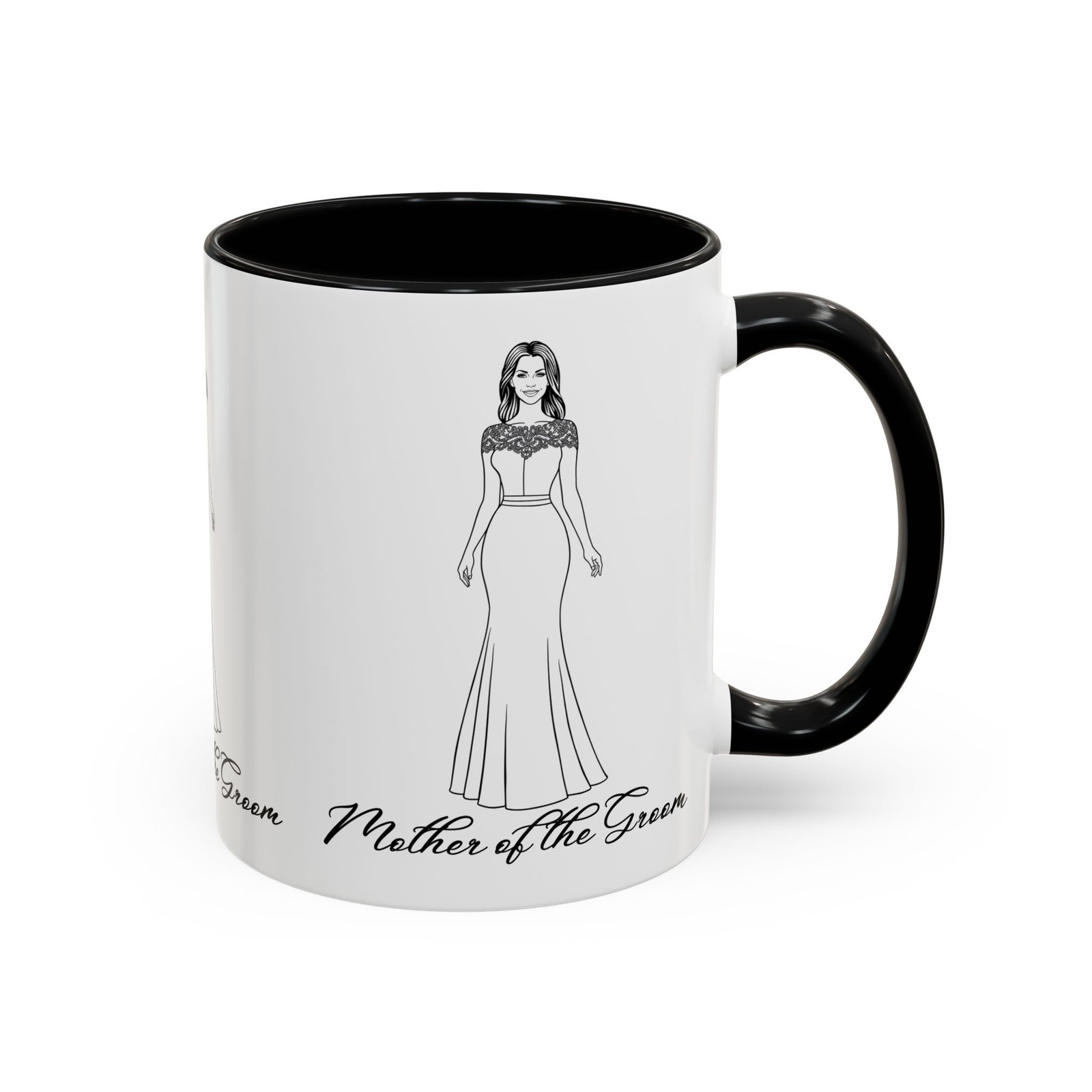 mother of the groom mug accent coffee mug (11, 15oz)