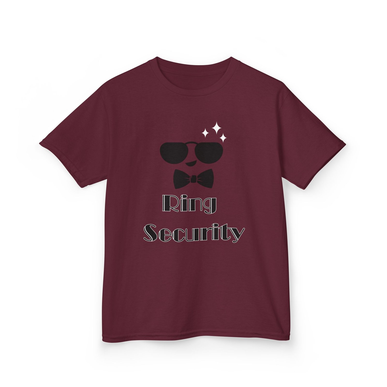 cool kids 'ring security' tee fun gift for birthday, parties, playdates, or dress up!