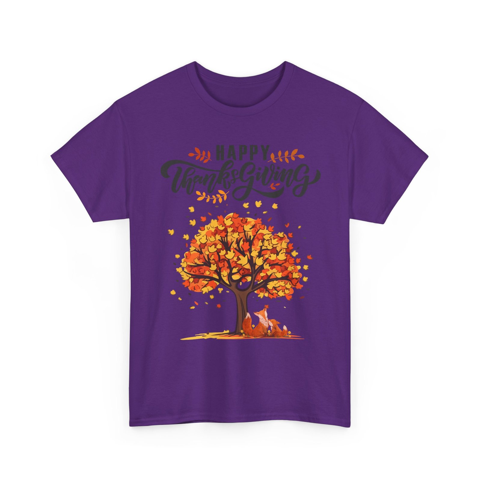 thanksgiving tree tee, fall t shirt, autumn apparel, cozy gift for family, cute holiday top