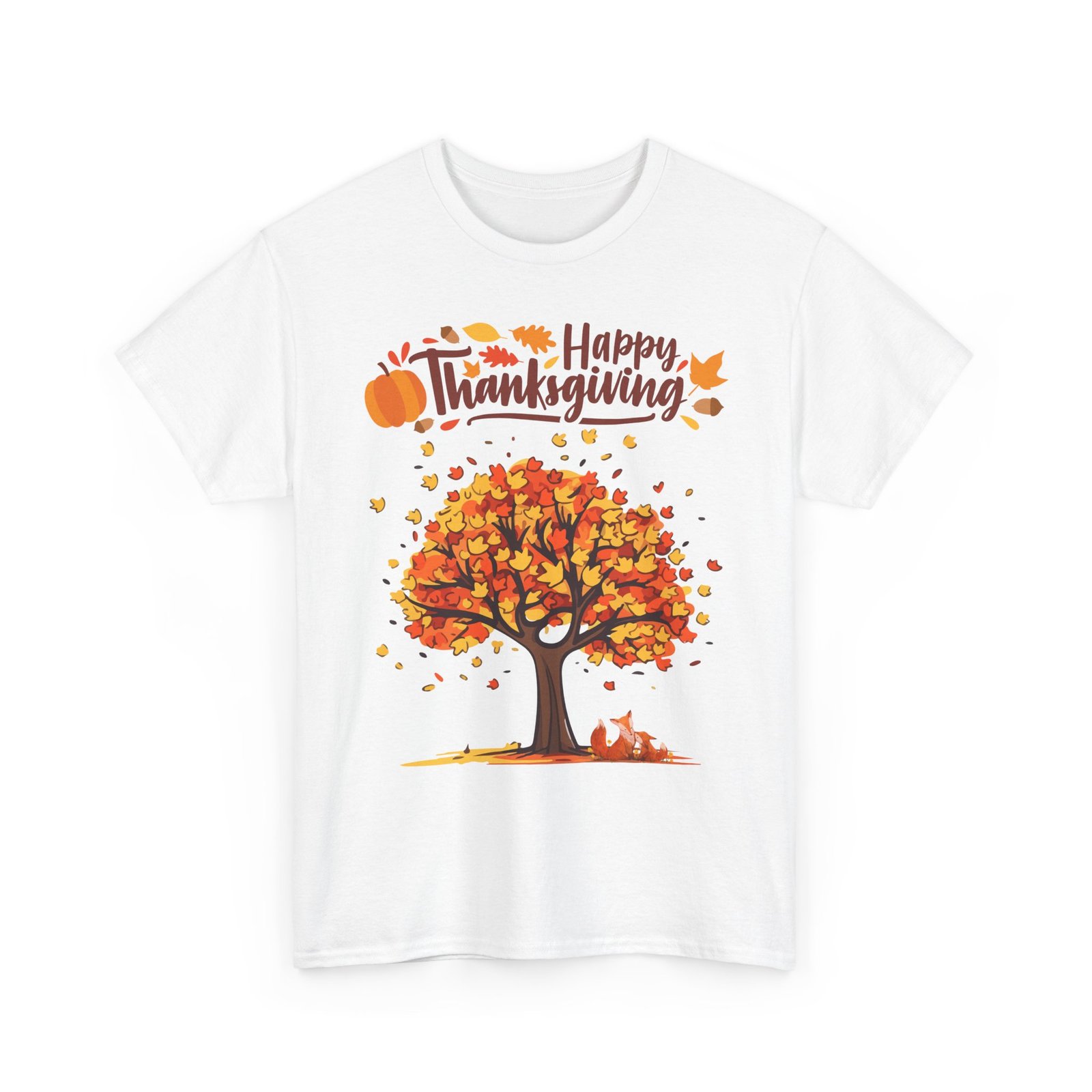 thanksgiving tree tee, autumn shirt, fall apparel, family gathering top, seasonal wear, thanksgiving gift
