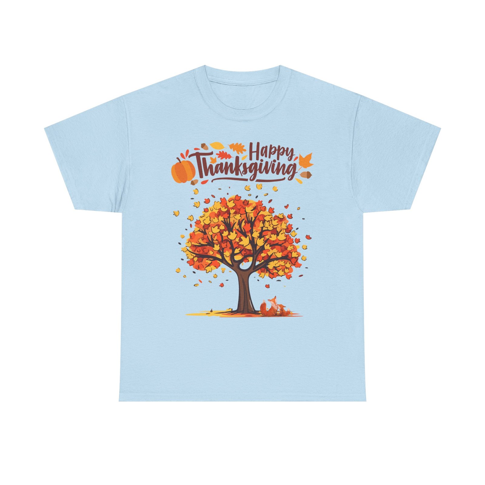 thanksgiving tree tee, autumn shirt, fall apparel, family gathering top, seasonal wear, thanksgiving gift