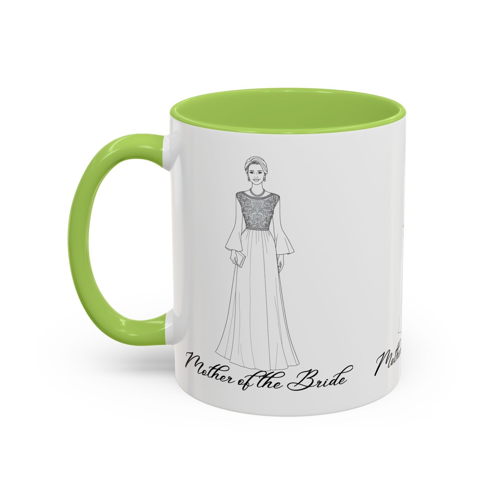 mother of the bride accent coffee mug (11, 15oz)